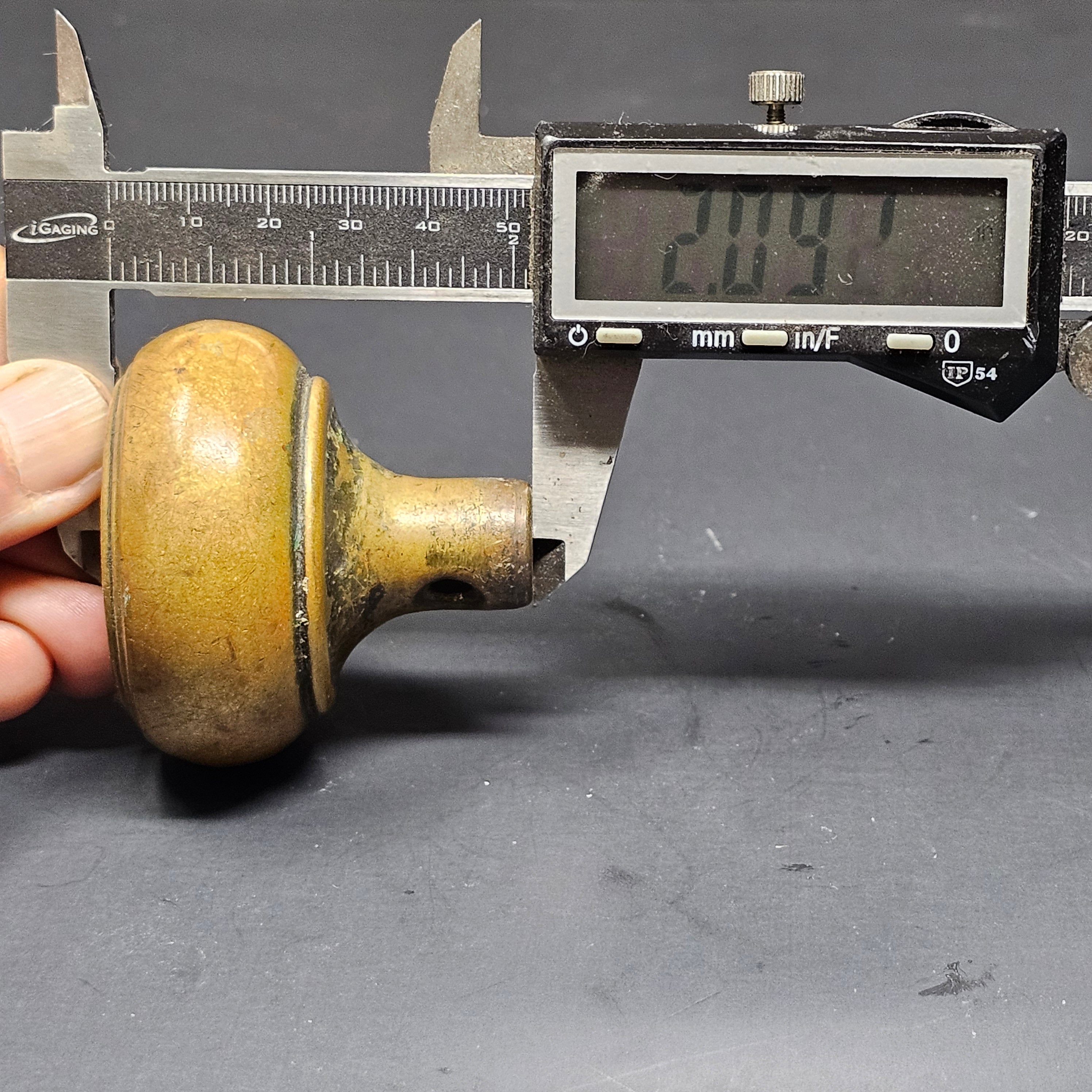 Antique Single Door Knob Solid Brass