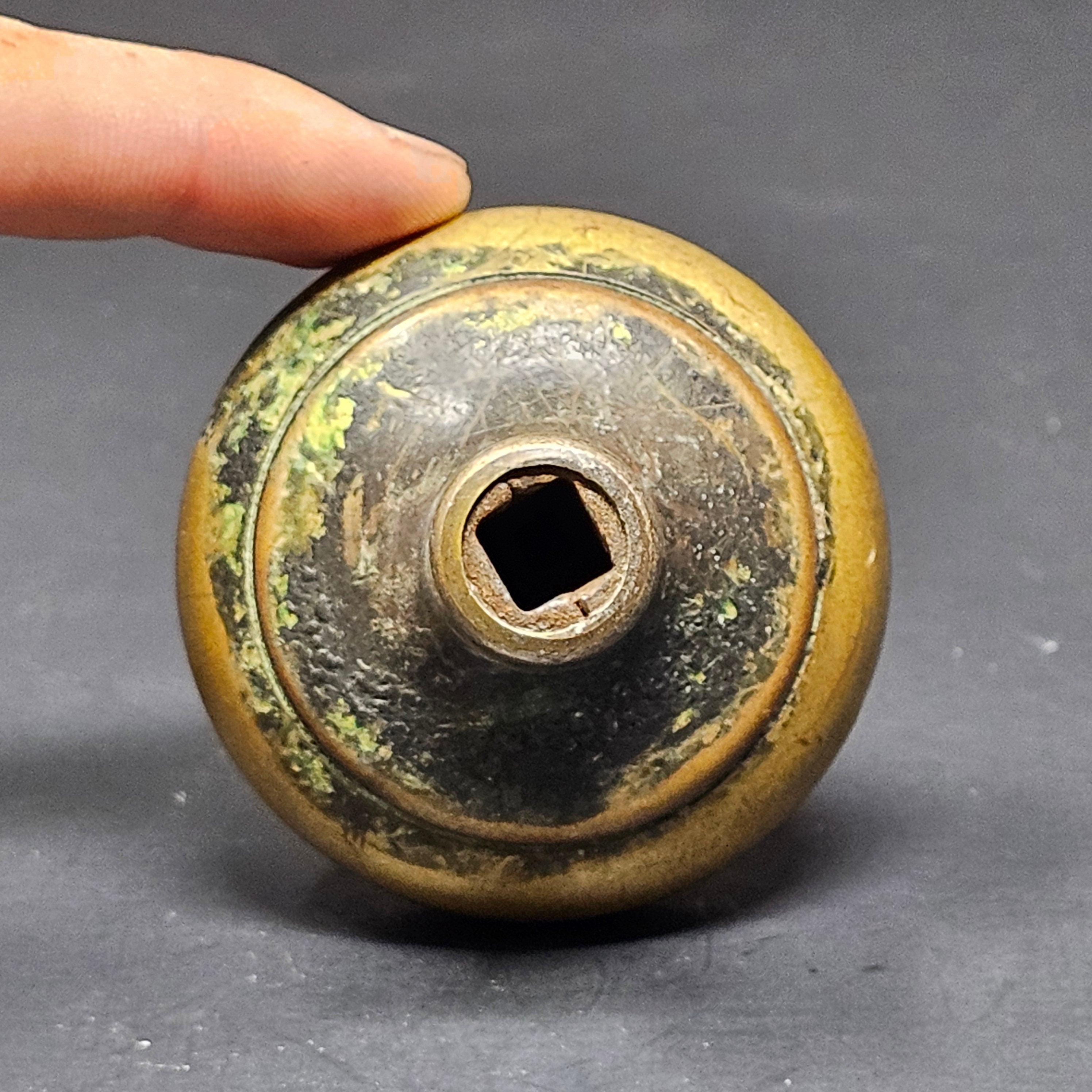 Antique Single Door Knob Solid Brass