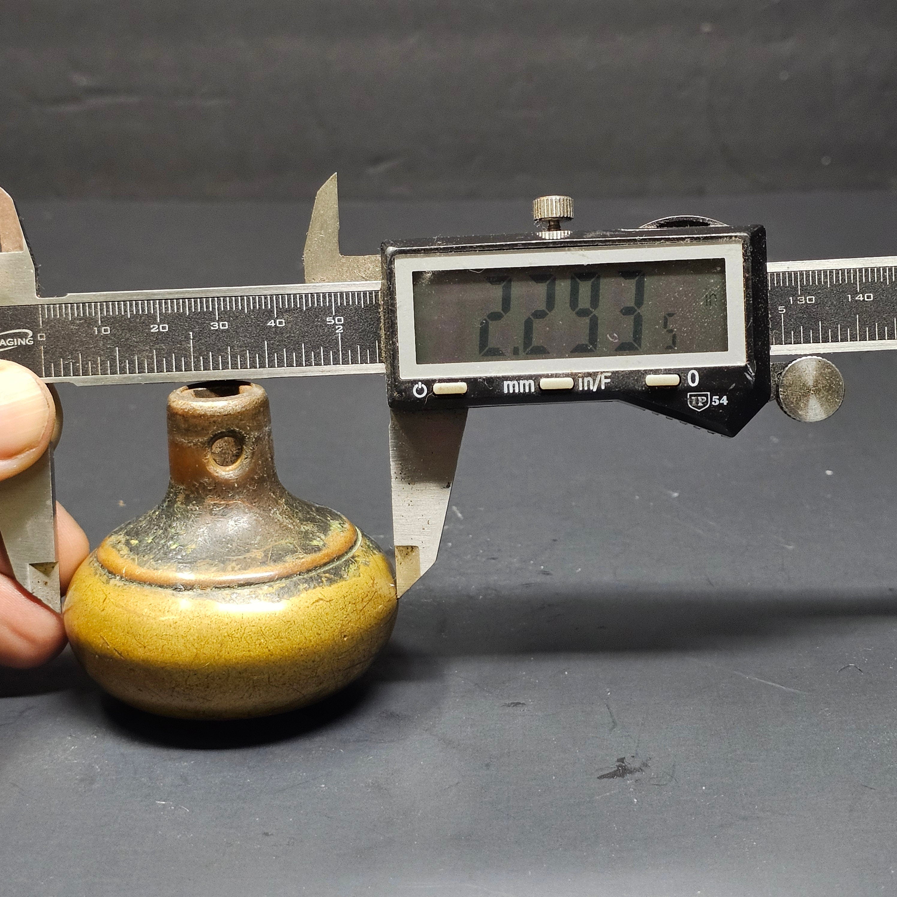 Antique Single Door Knob Solid Brass