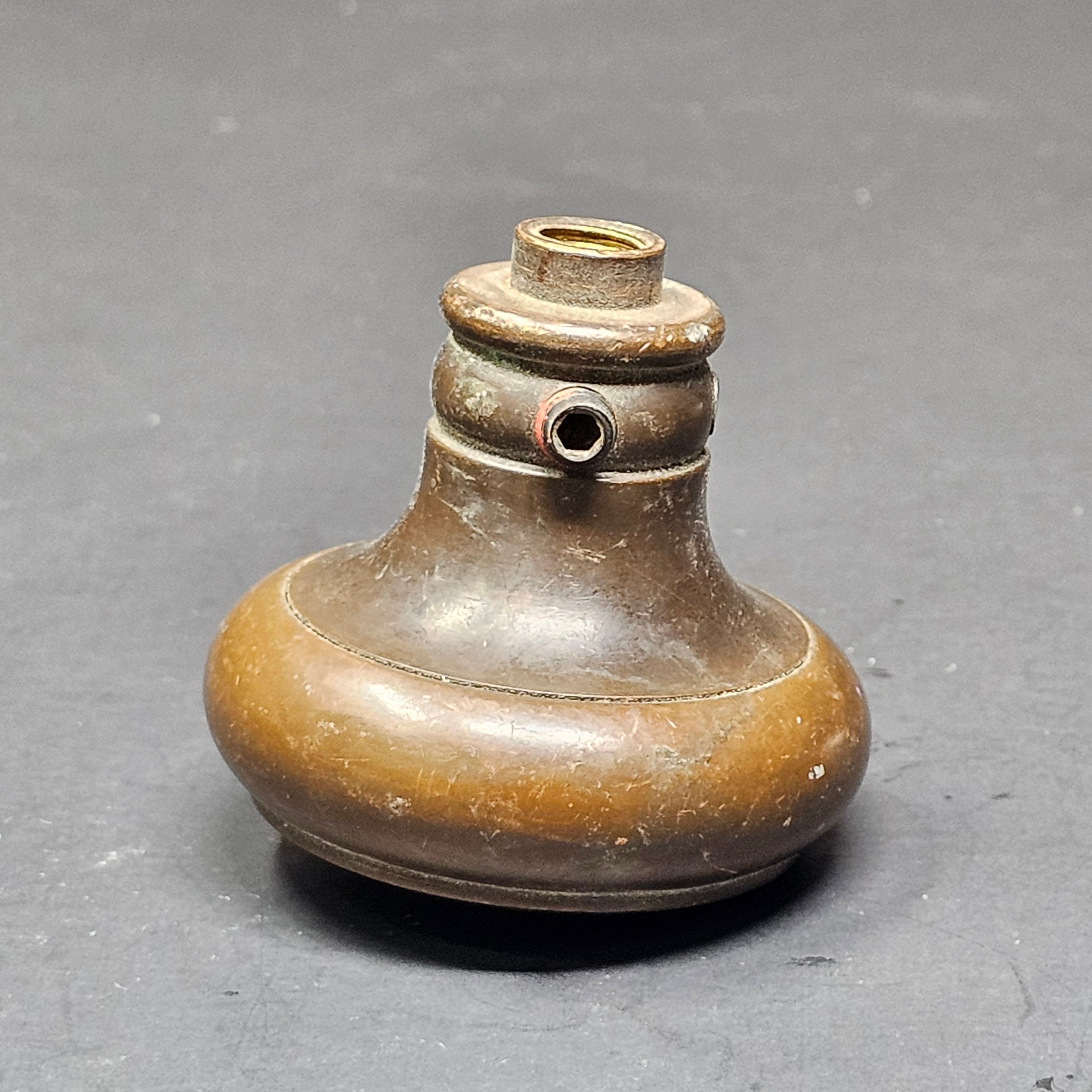 Antique Single Door Knob Solid Brass (11 oz.)