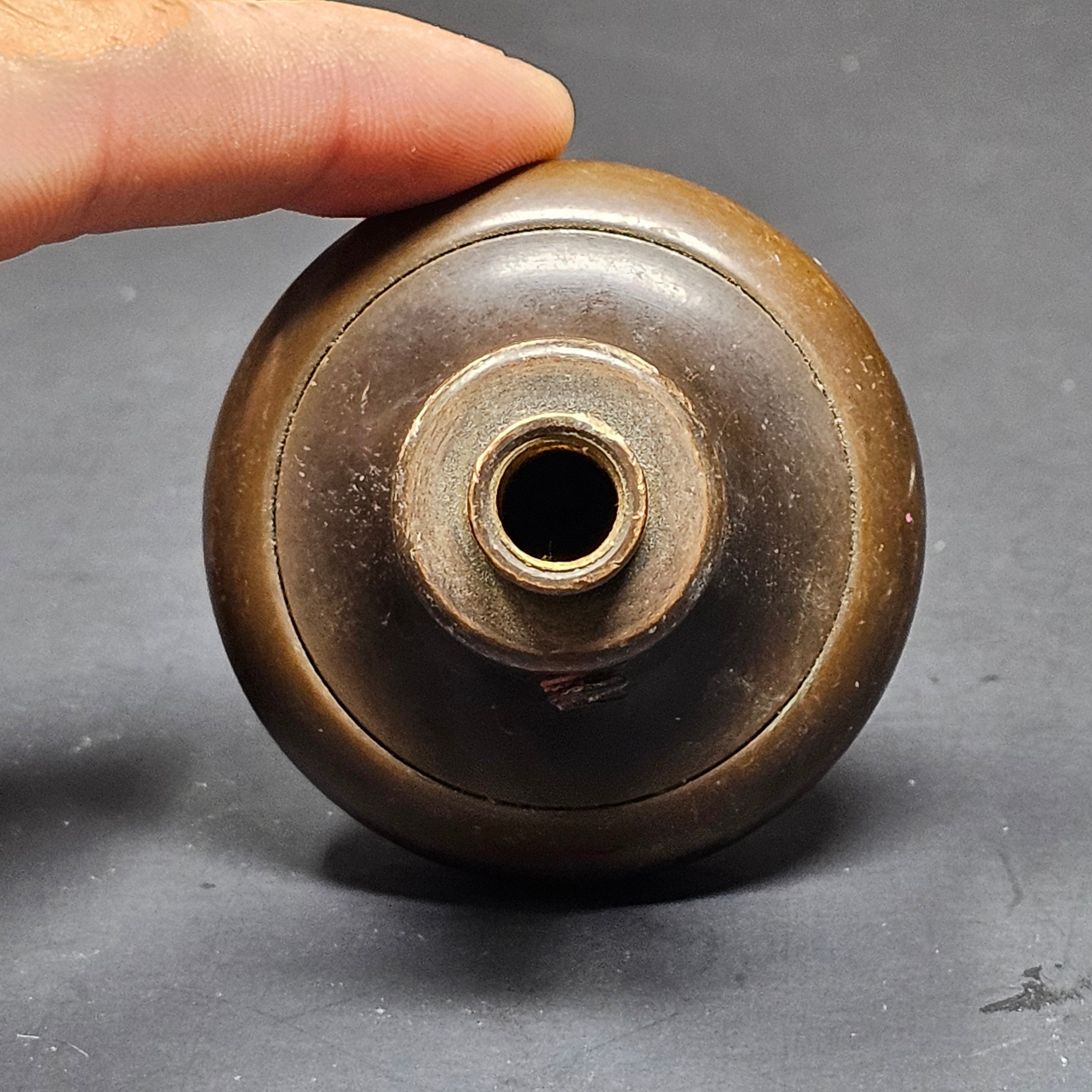 Antique Single Door Knob Solid Brass (11 oz.)