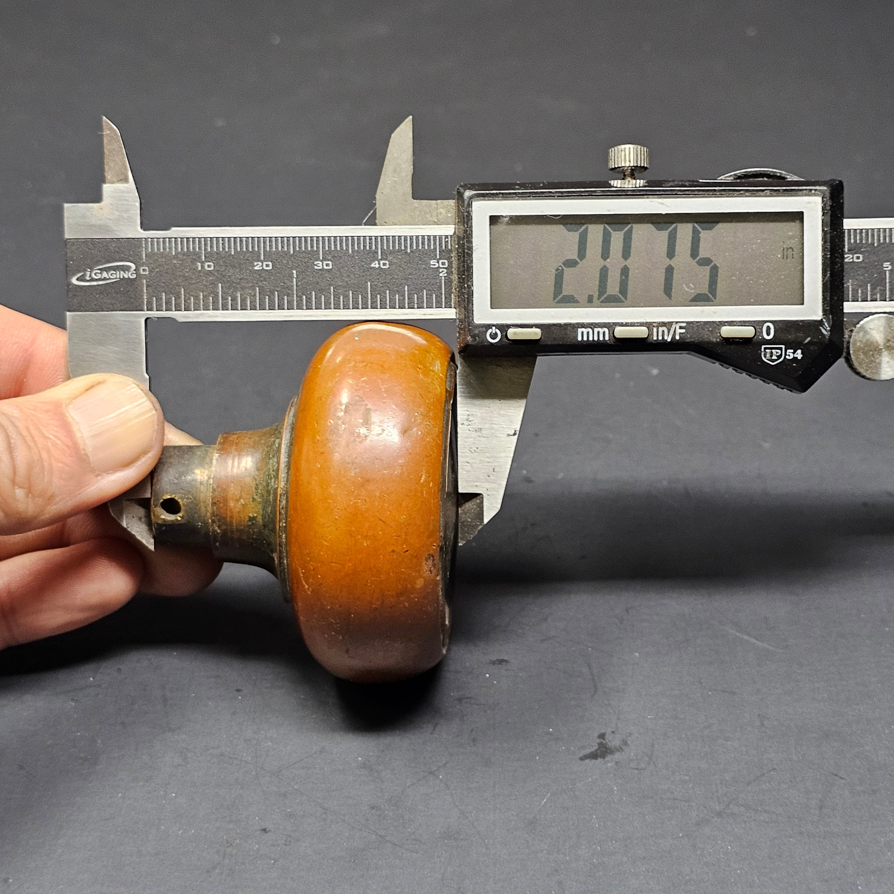 Antique Single Door Knob Solid Brass