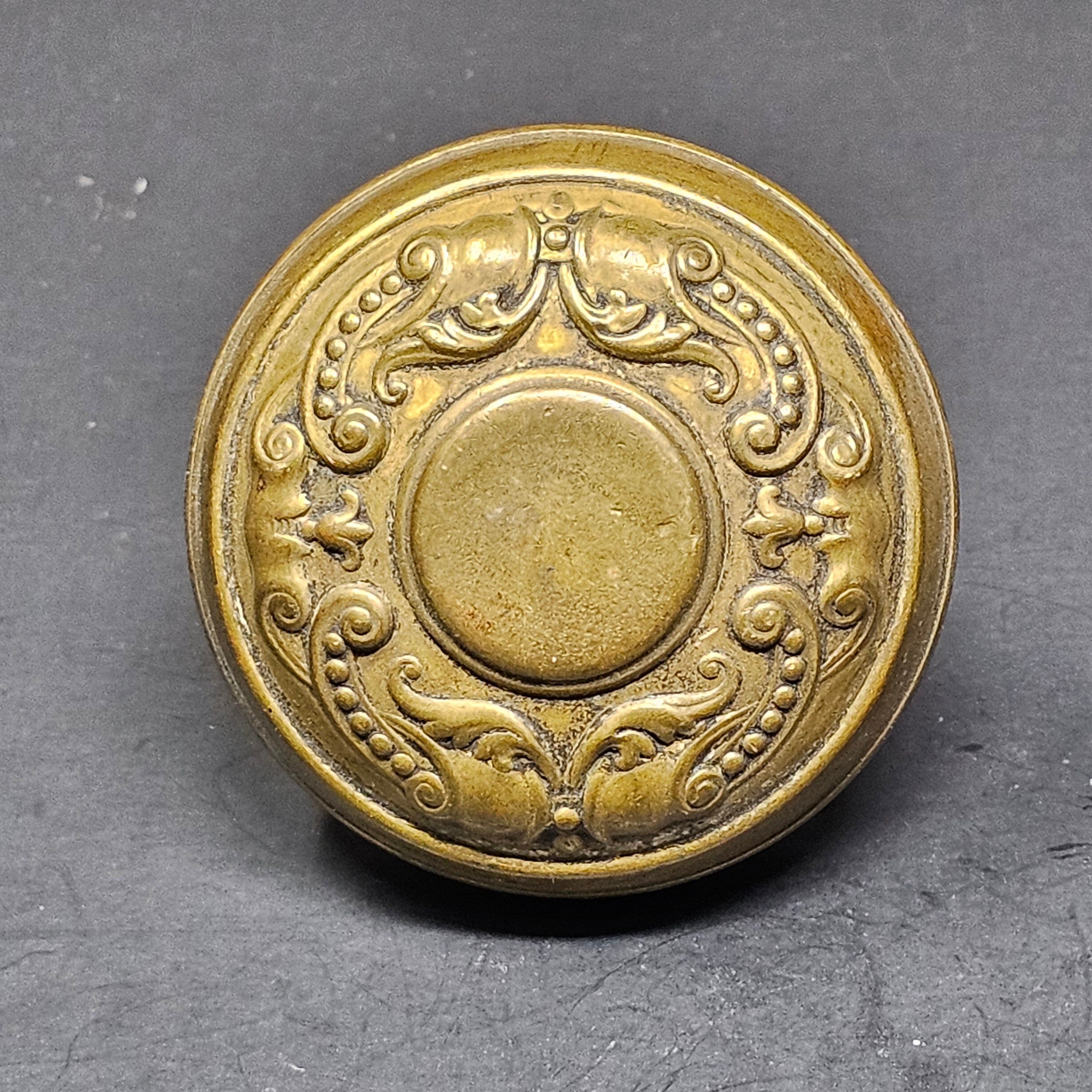 Antique Single Door Knob Solid Brass