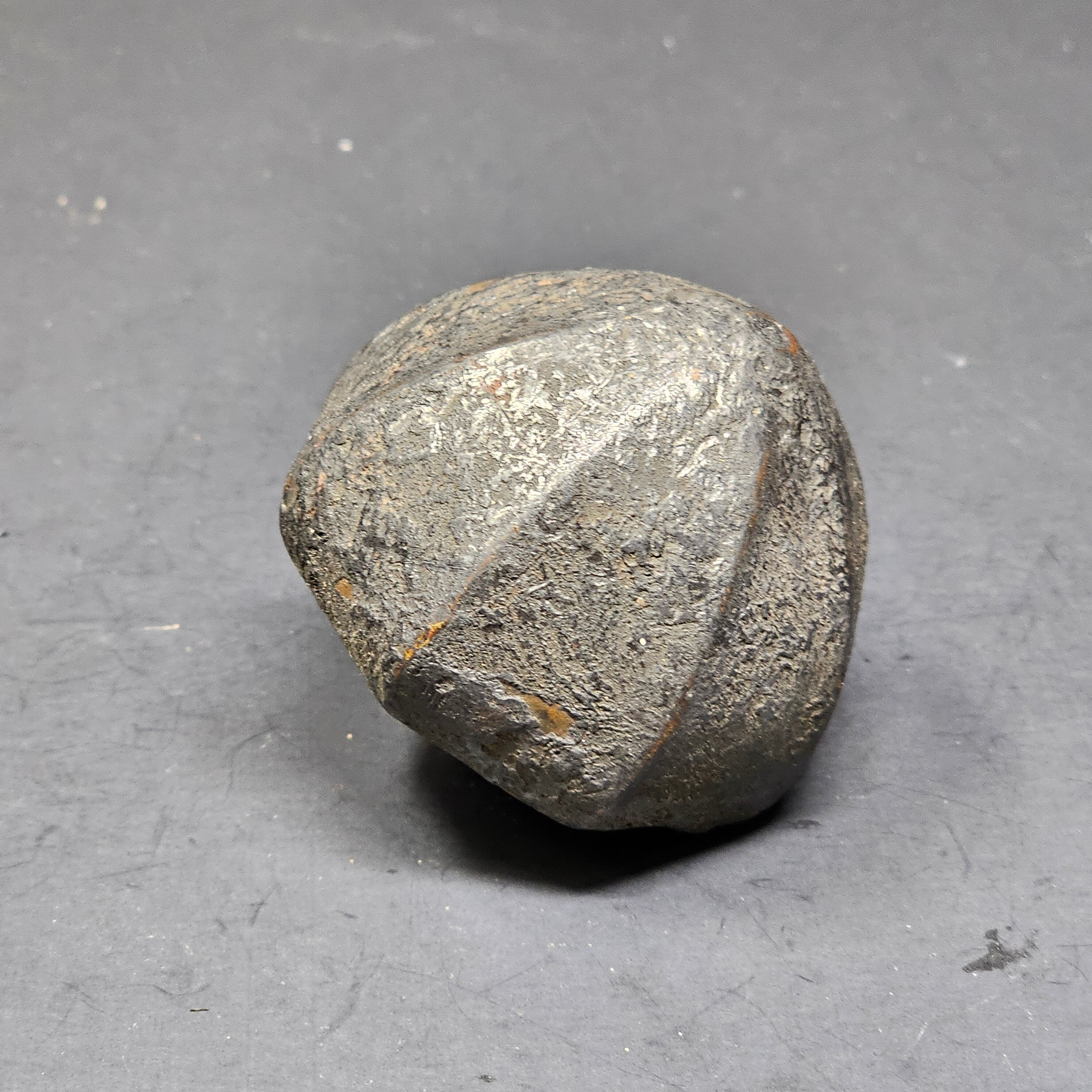 Antique Single Octagon Door Knob Solid Brass (1 lb.)