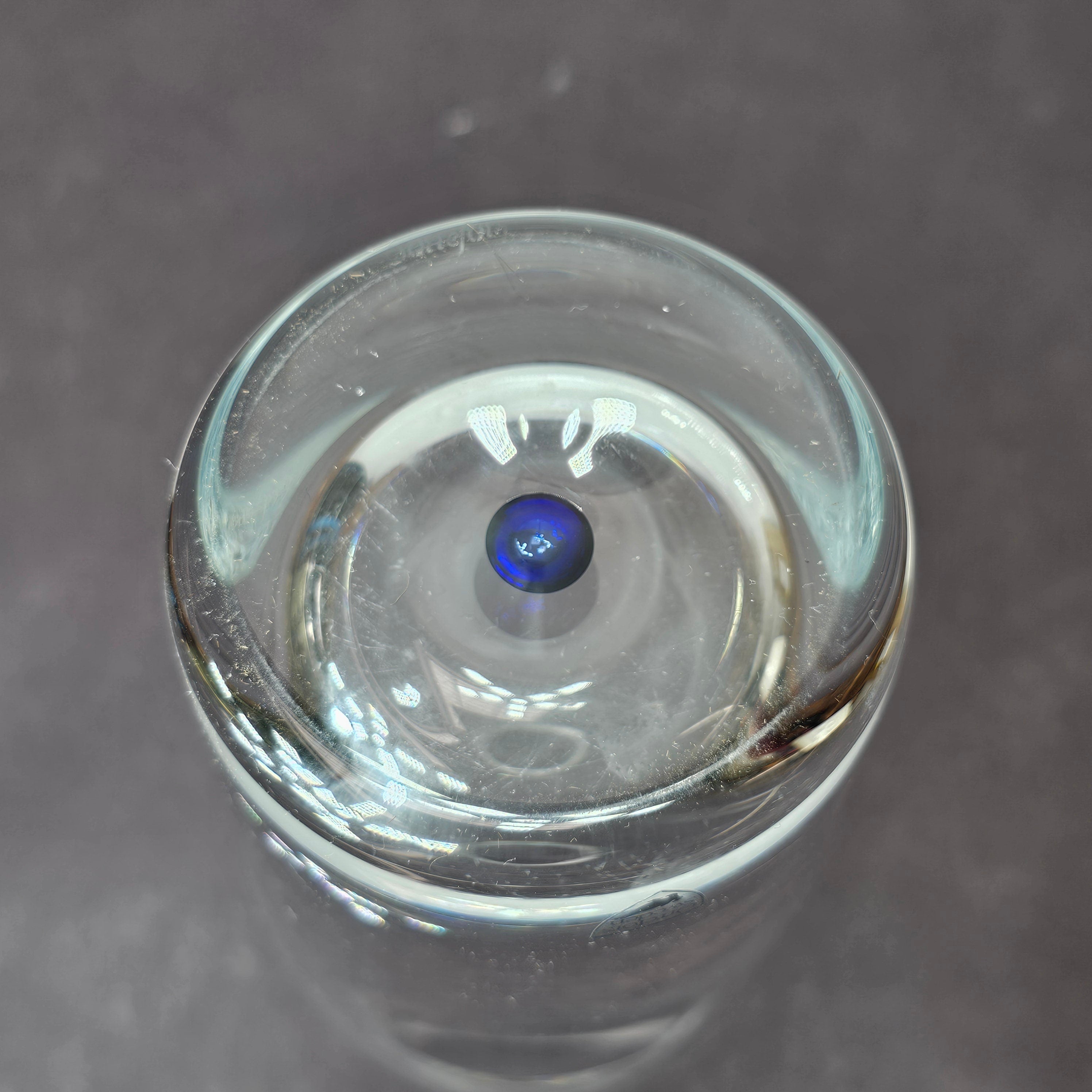 Orrefors Sweden Intermezzo Blue Wine Carafe by Erika Lagerbielke