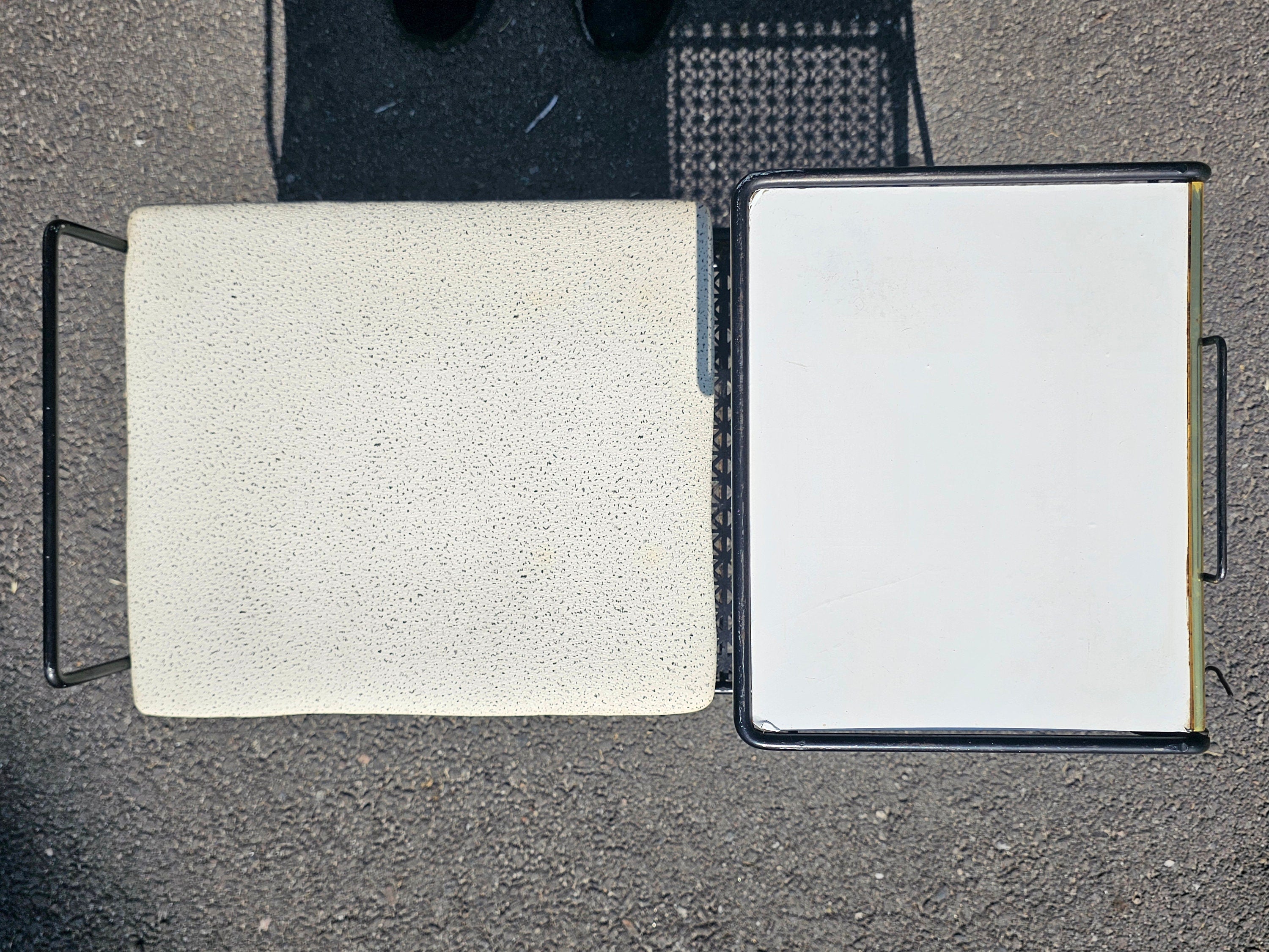 Vintage Mid-Century Retro Telephone Table Gossip Bench Atomic Space Age