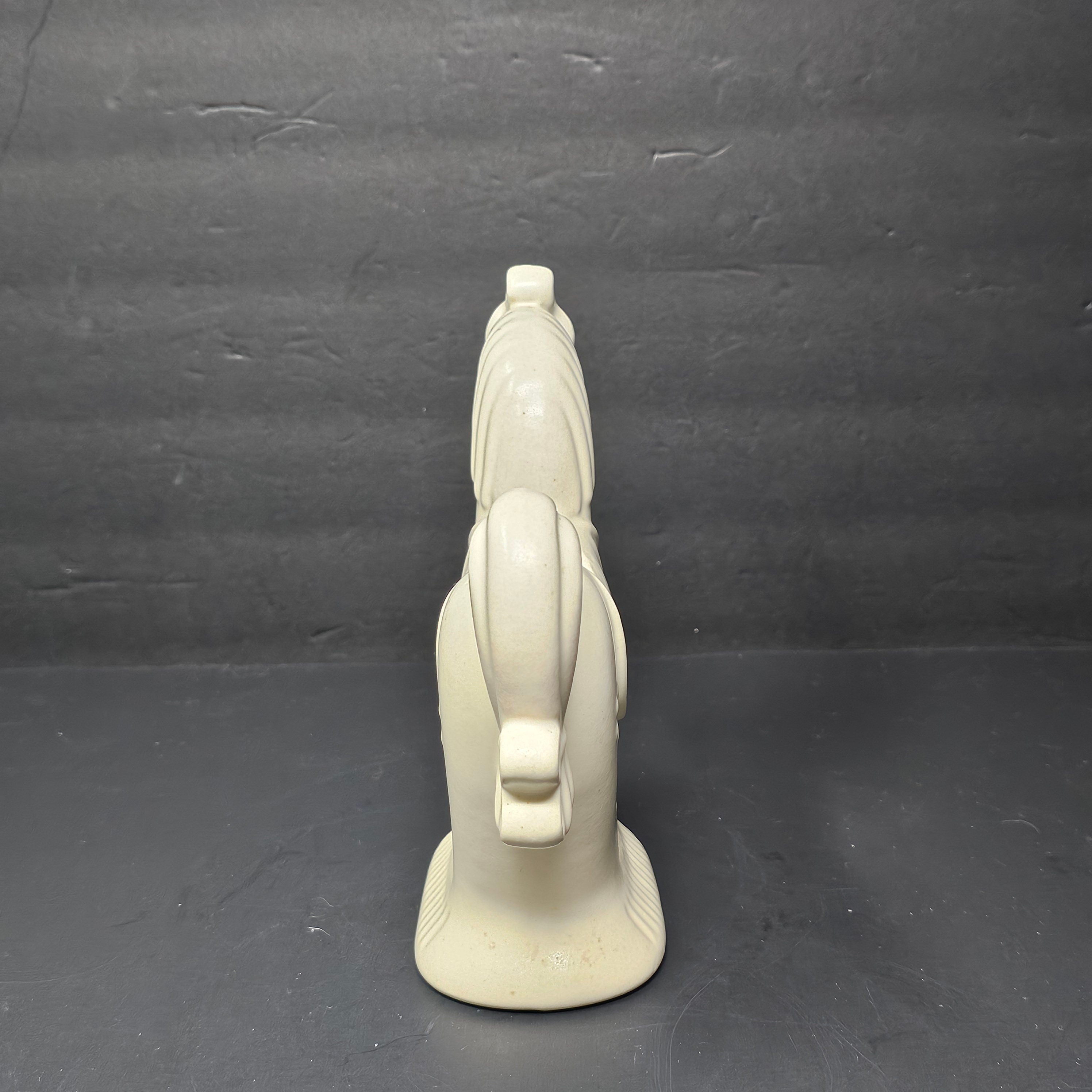 Vintage Horse Planter Ceramic Nursery / Tooth Brush Holder