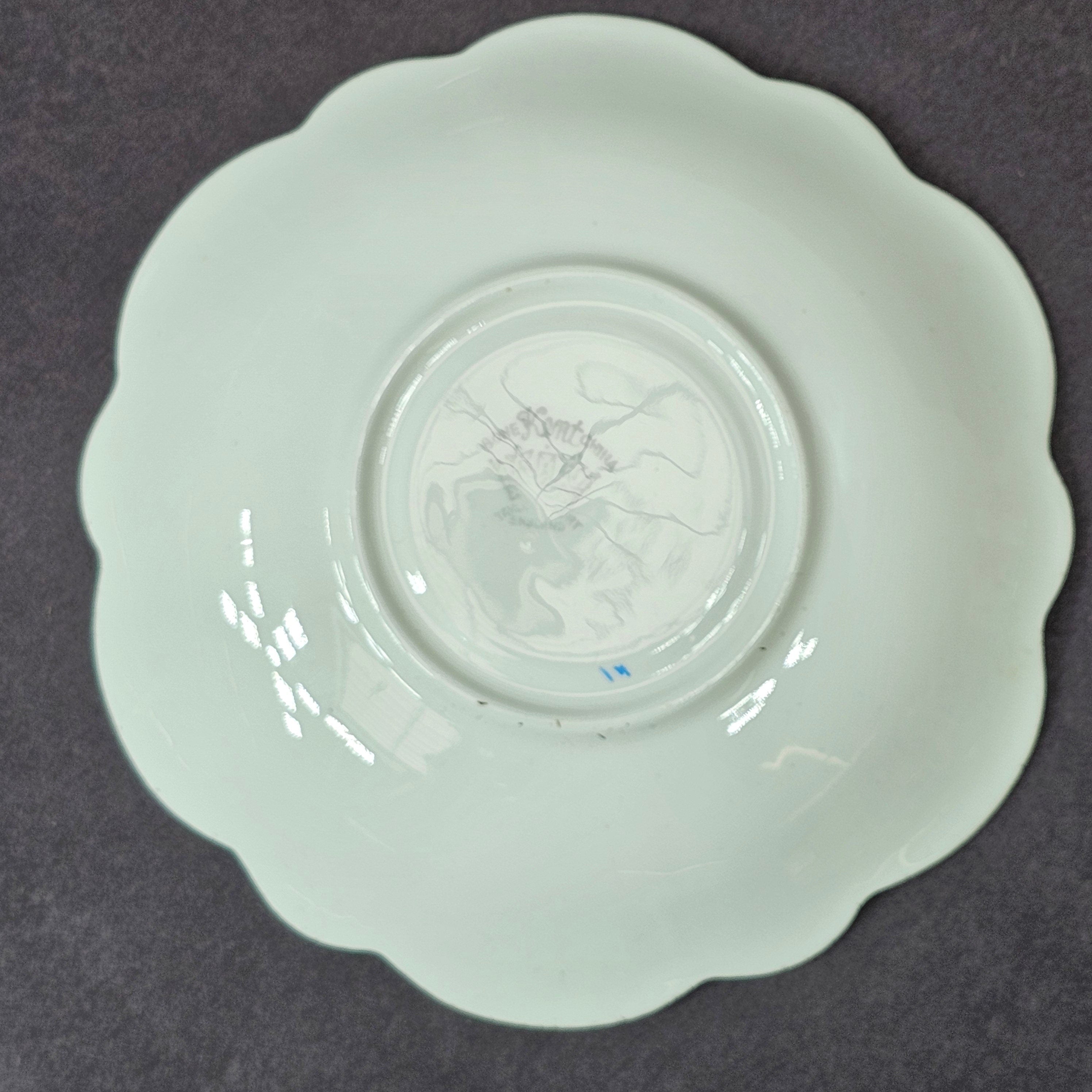 Vintage Taylor and Kent Gold Trim Teacup & Saucer Set From England