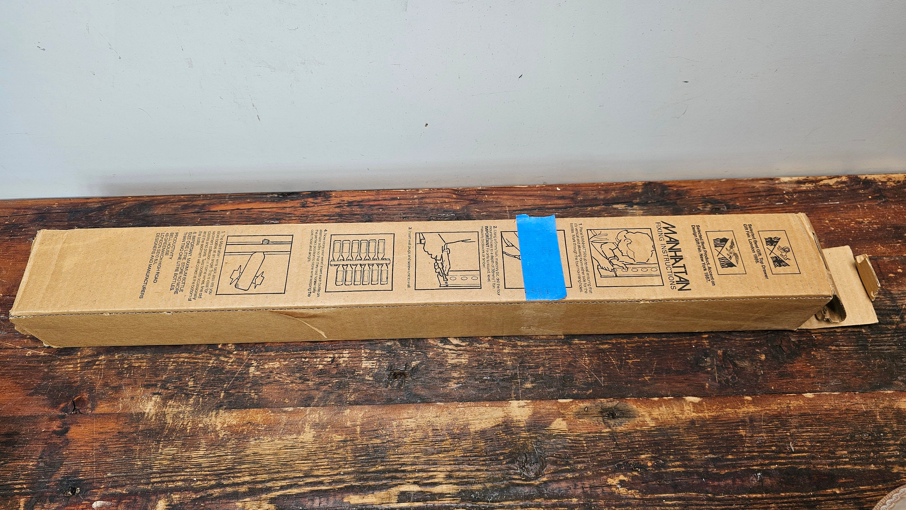 Vintage Simon Pont for Productivity London 12 Bottle Wine Holder 1980's NOS