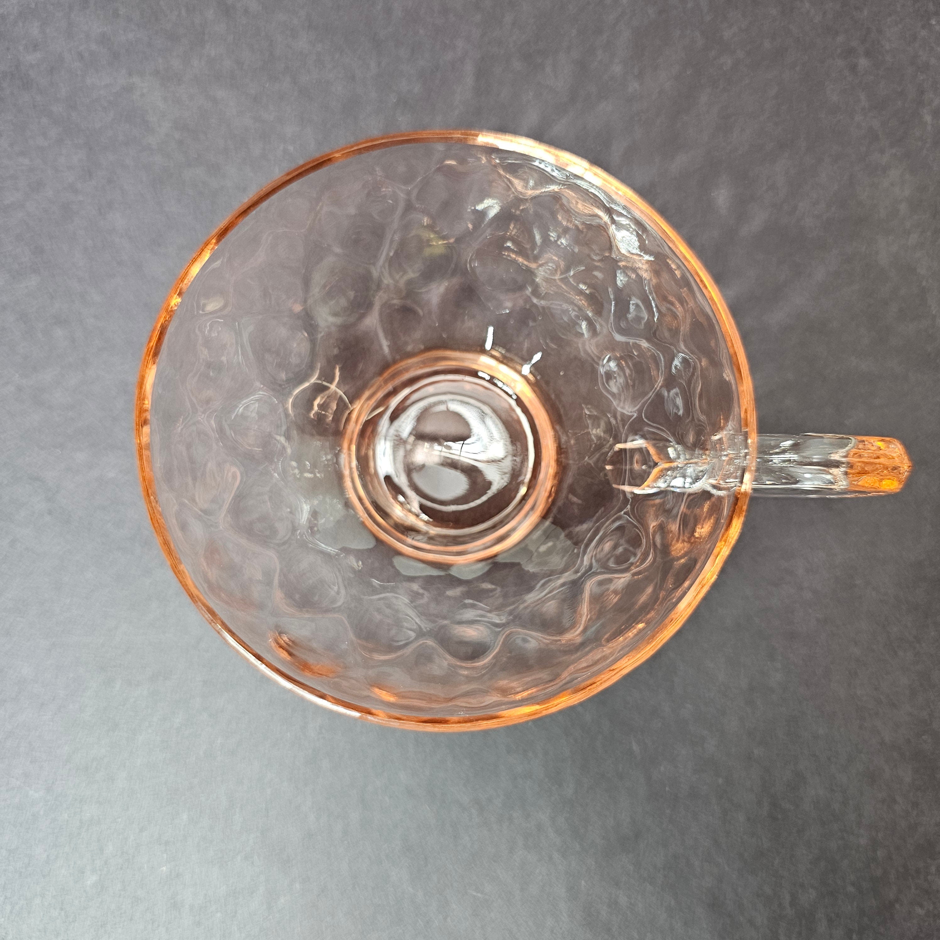 Heisey Yeoman Flamingo Pink Cup & Saucer Set (A)