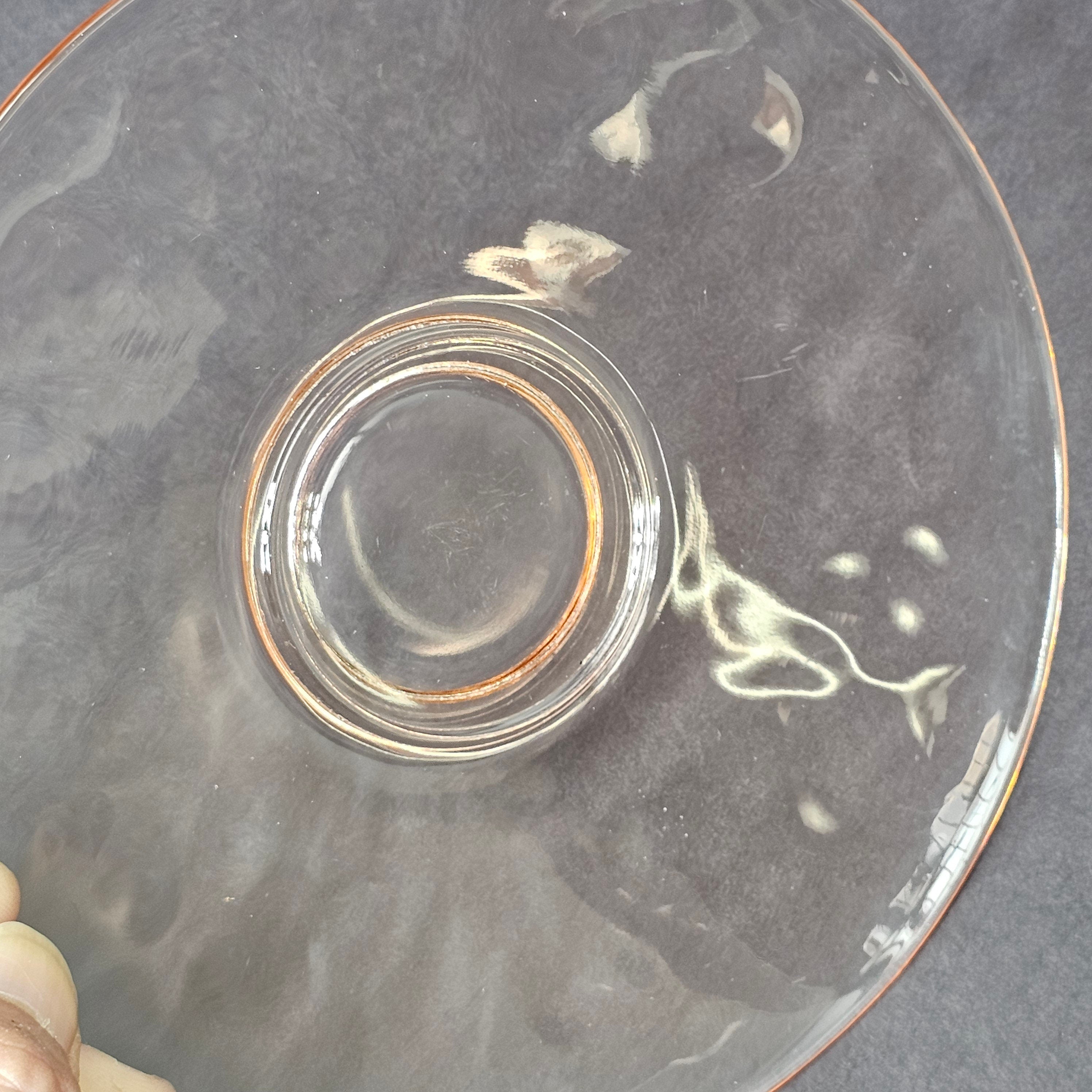 Heisey Yeoman Flamingo Pink Cup & Saucer Set (C)