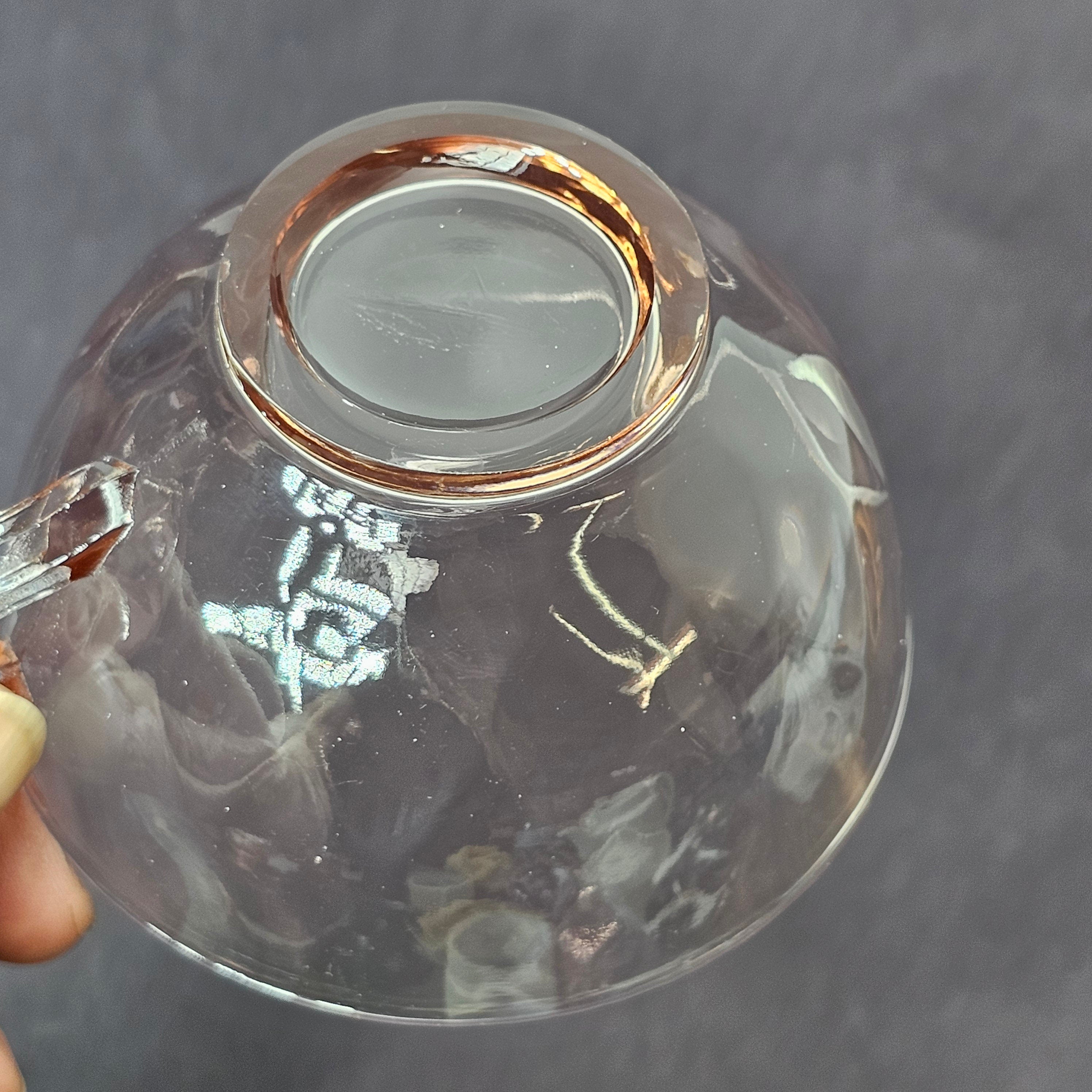 Heisey Yeoman Flamingo Pink Cup & Saucer Set (C)