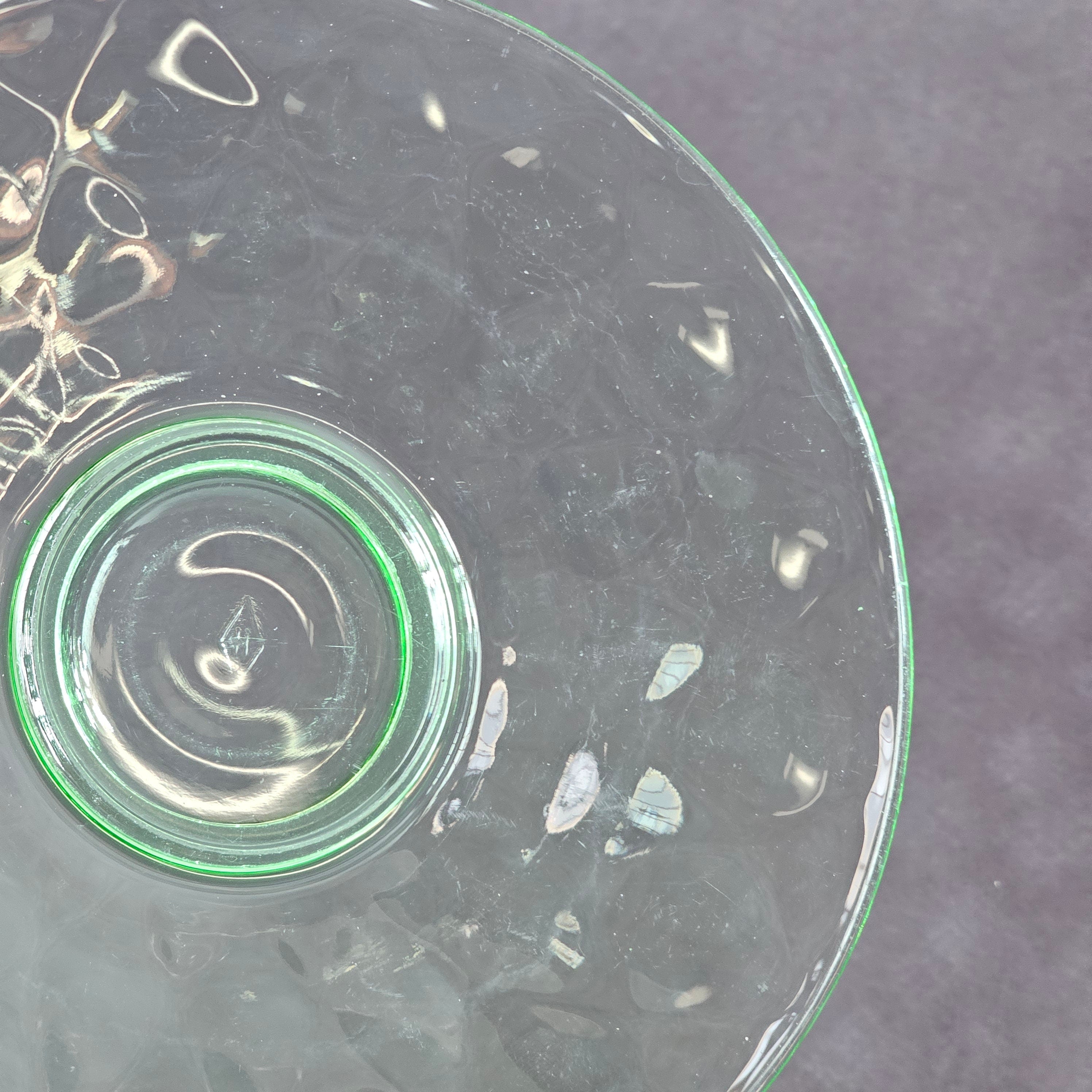 Heisey Yeoman Green Cup & Saucer Set (B)