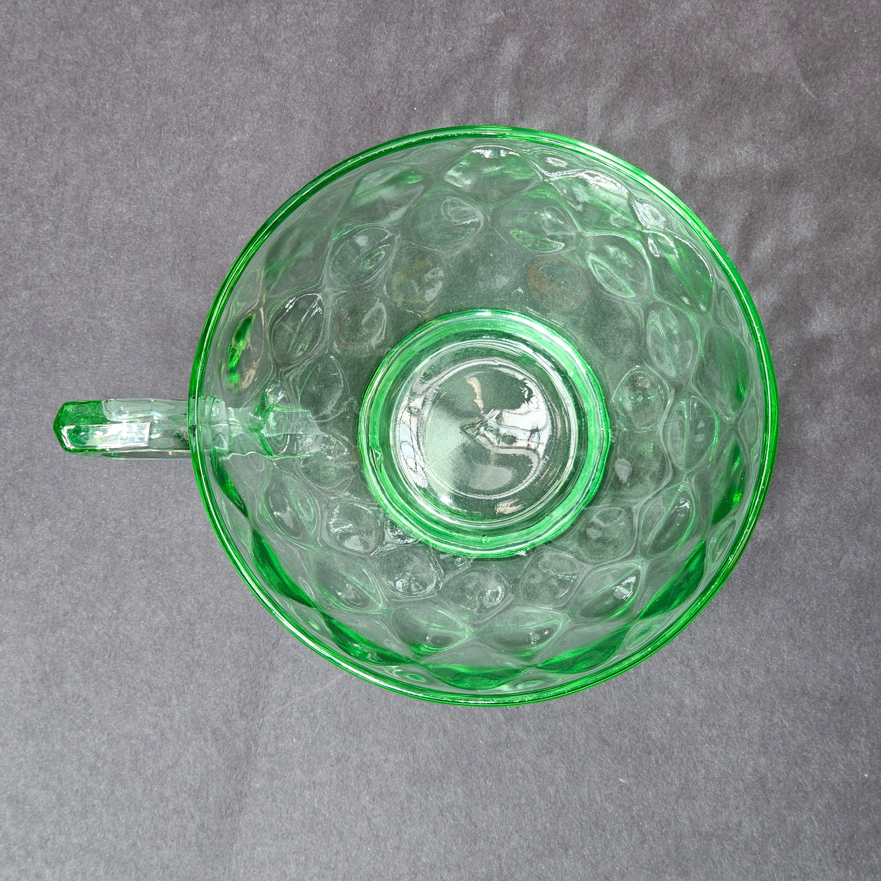 Heisey Yeoman Green Cup & Saucer Set (B)