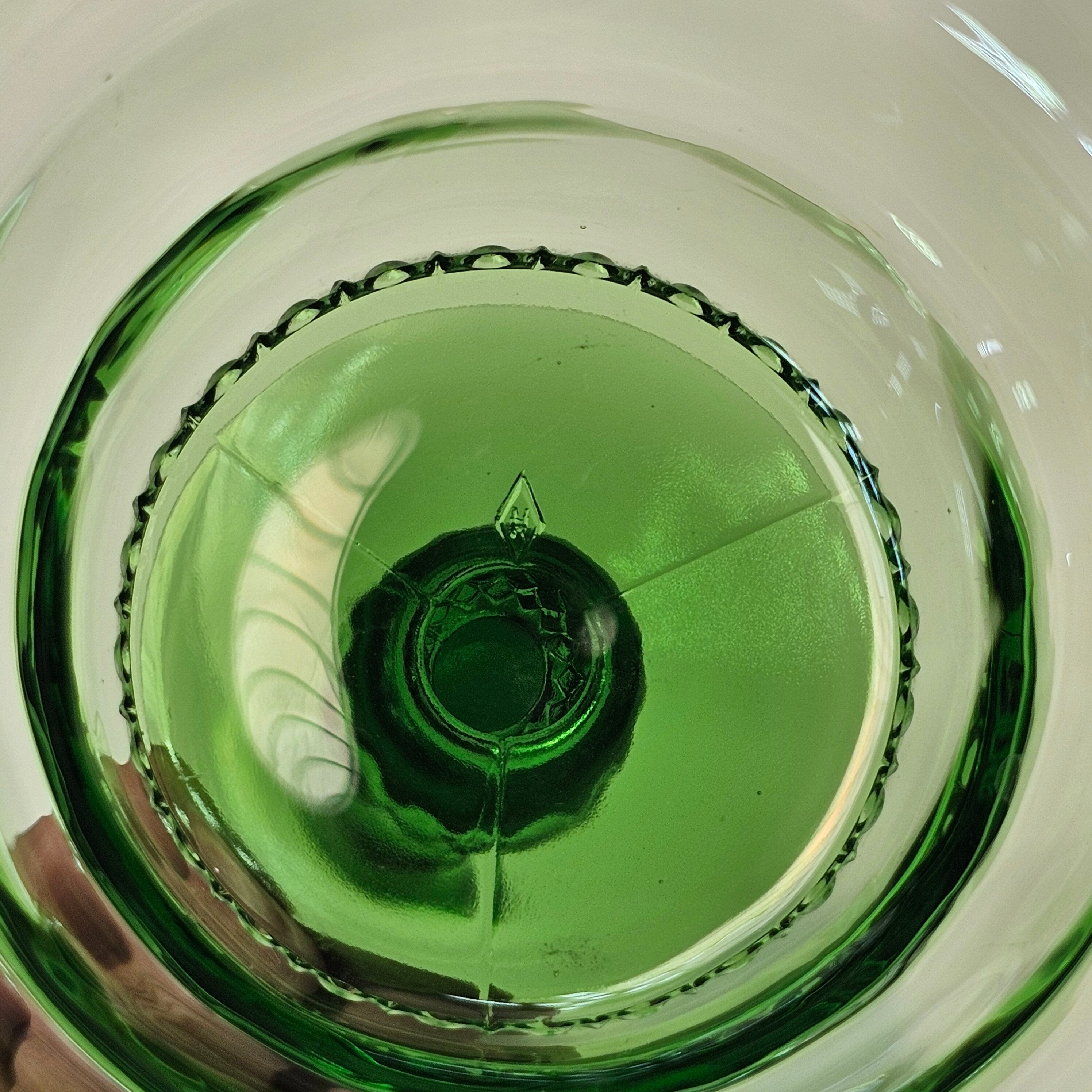 Heisey Moongleam Charter Oak Tall Sherbert Champagne 4 3/4”