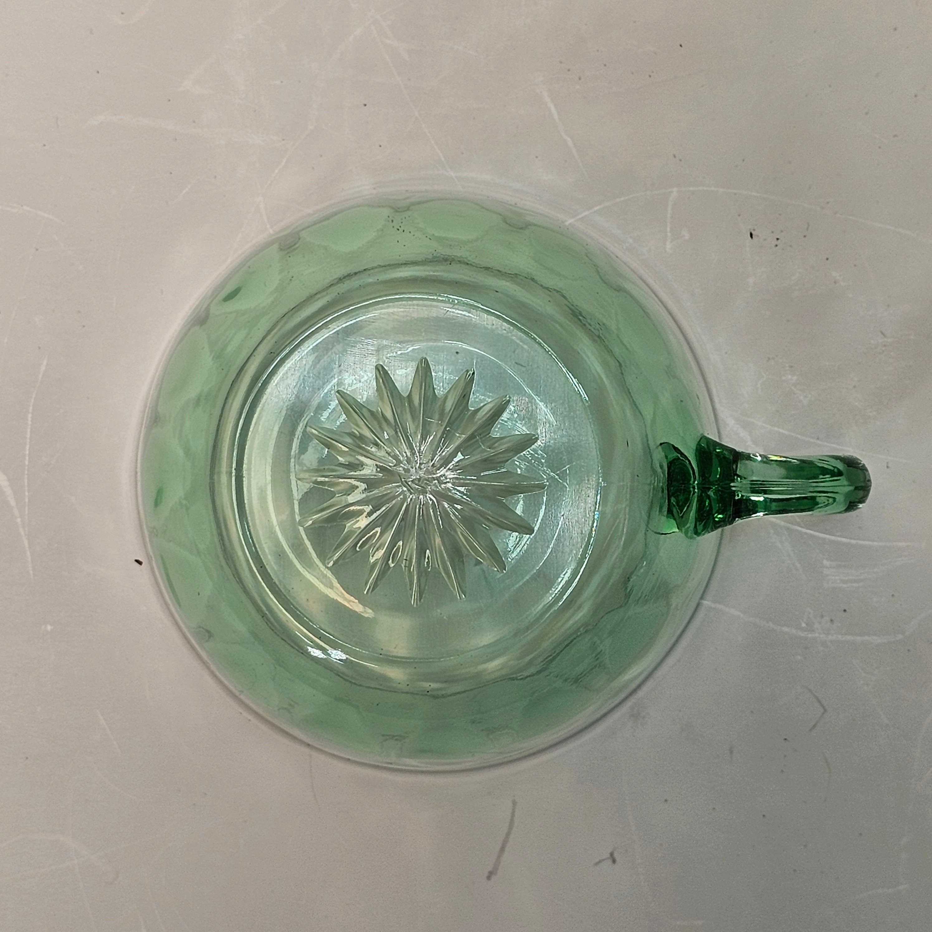 Heisey Yeoman Moongleam Green Punch Cup