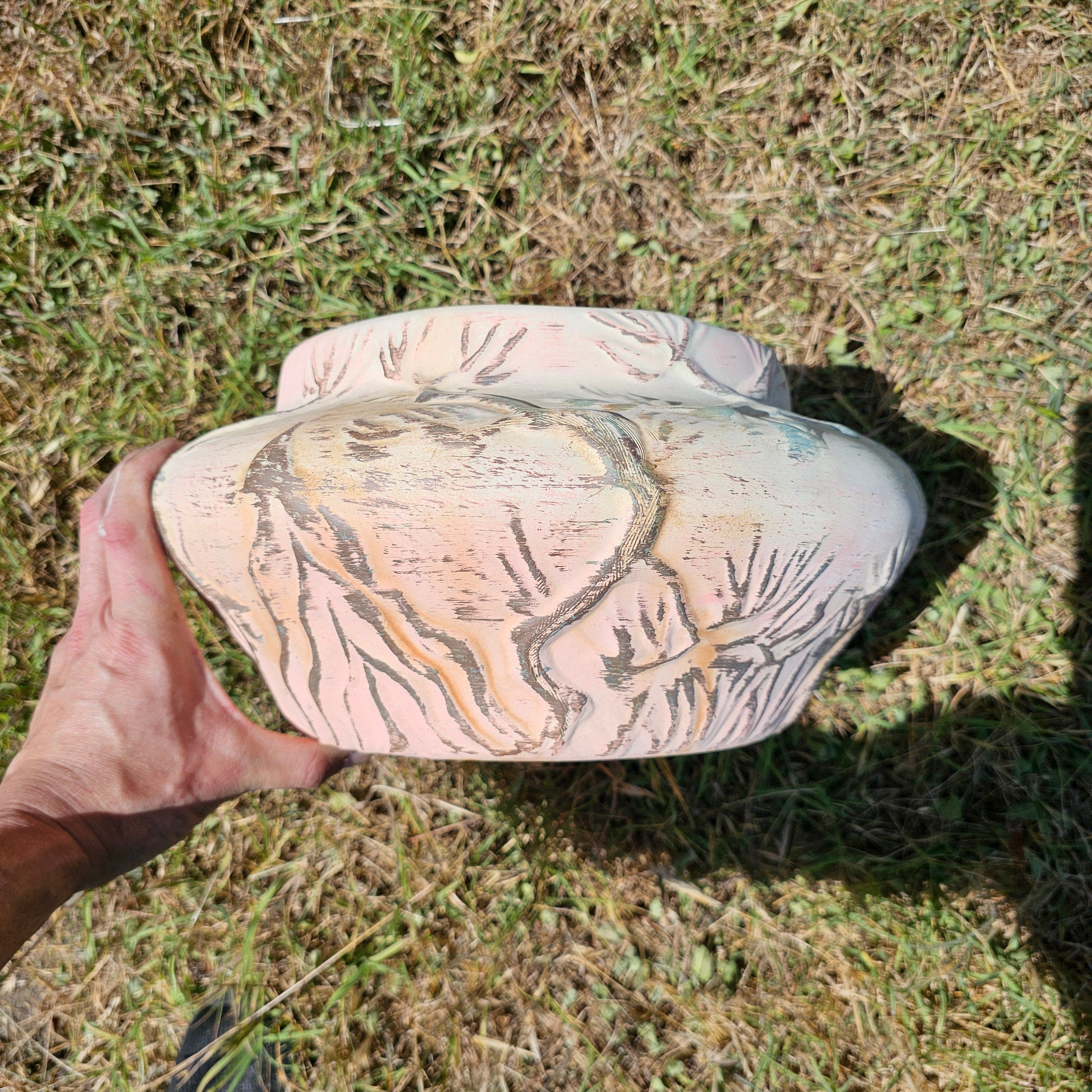 Premier Pottery Products PPP # 401 Ceramic Flower Pot Planter Bowl 13" Dia