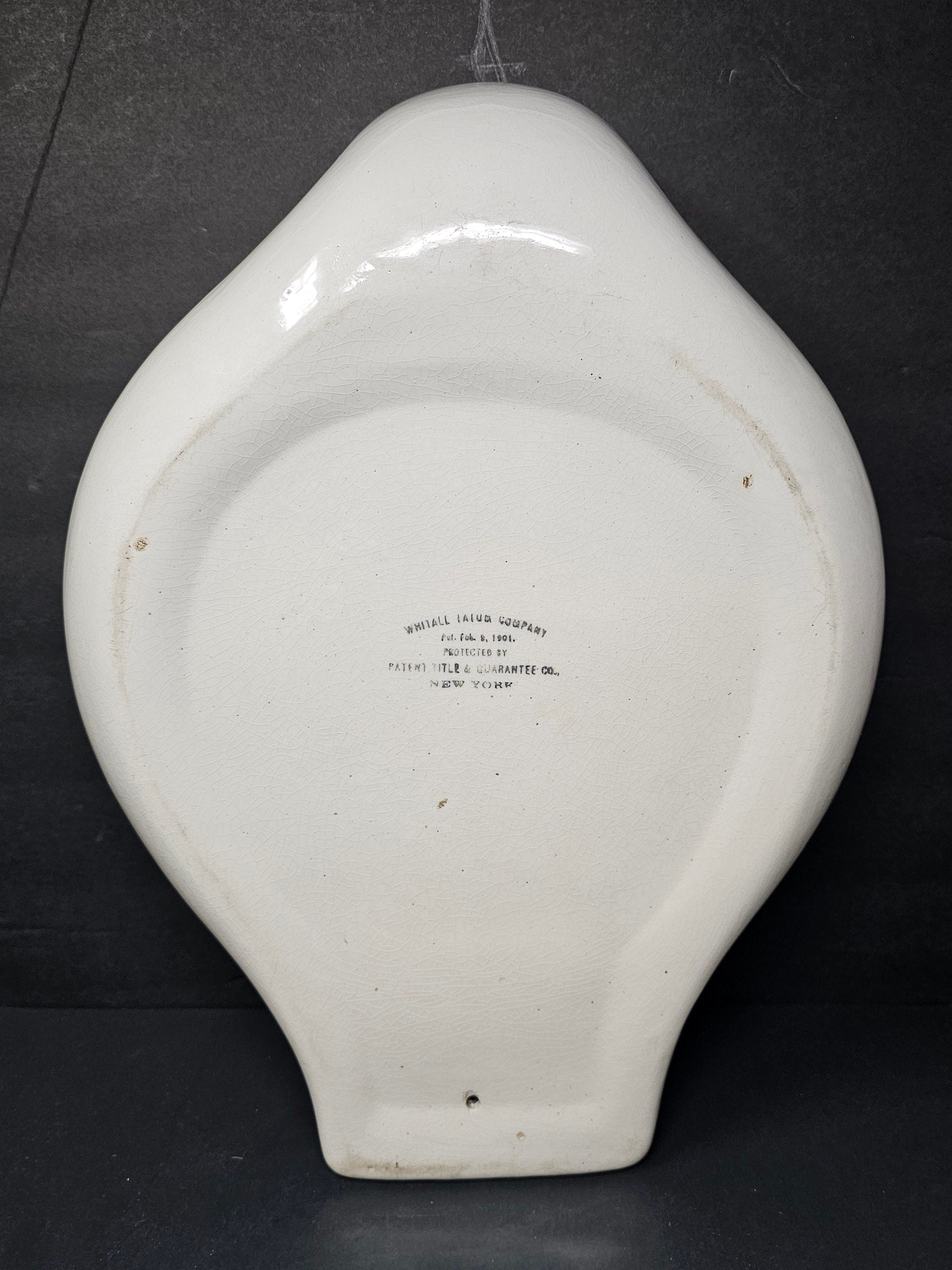 Antique Lenox Bed Pan By Whitall Tatum Company