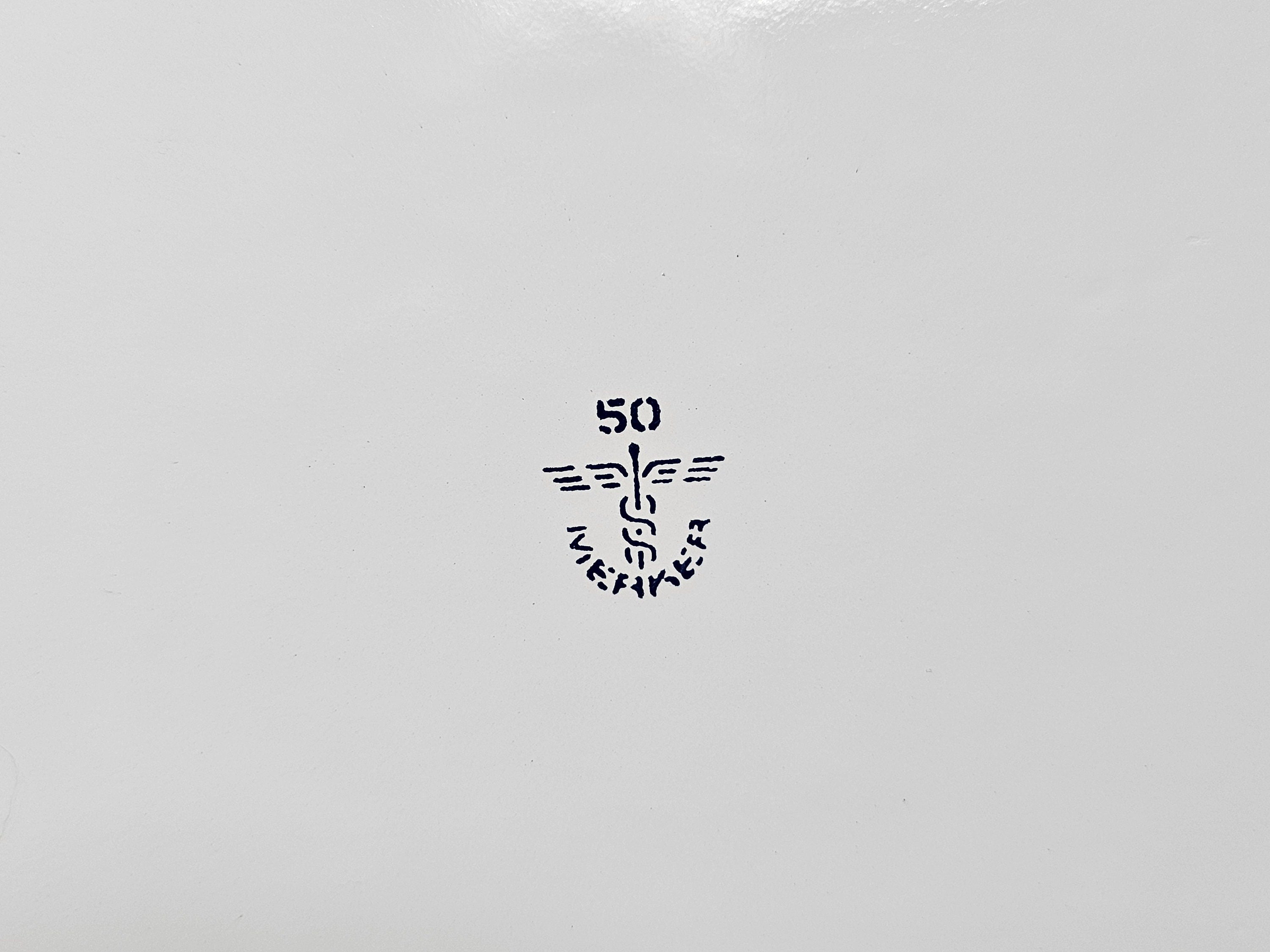 Antique Swedish All White Hospital Enamelware Bed Pan With Handle