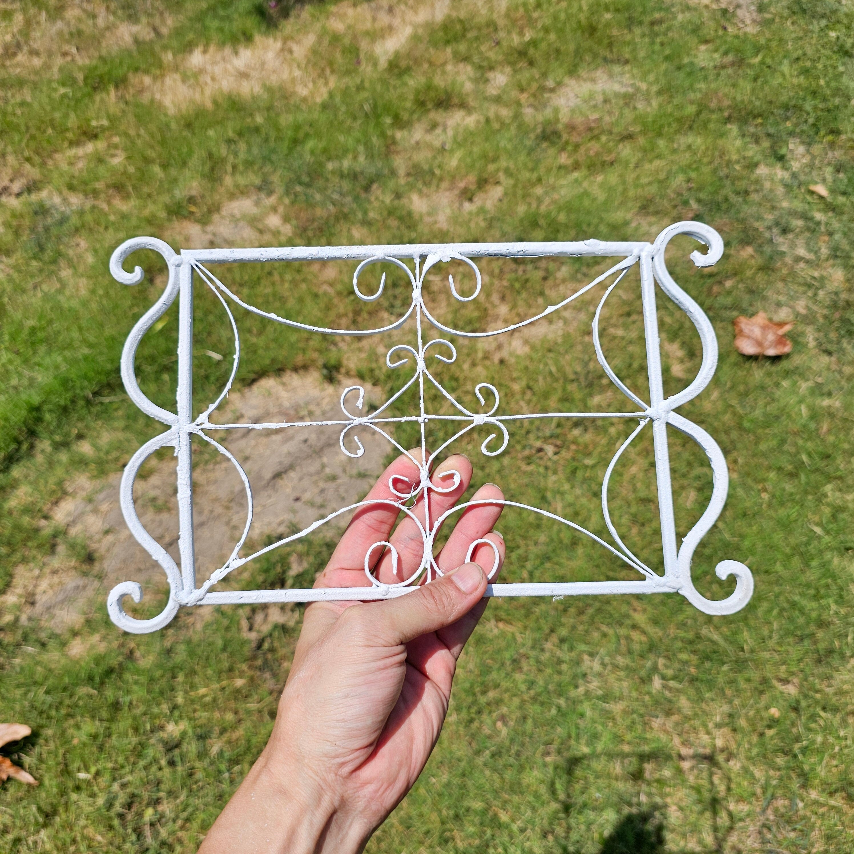 Set of 3 Hanging Garden Decor Flat White