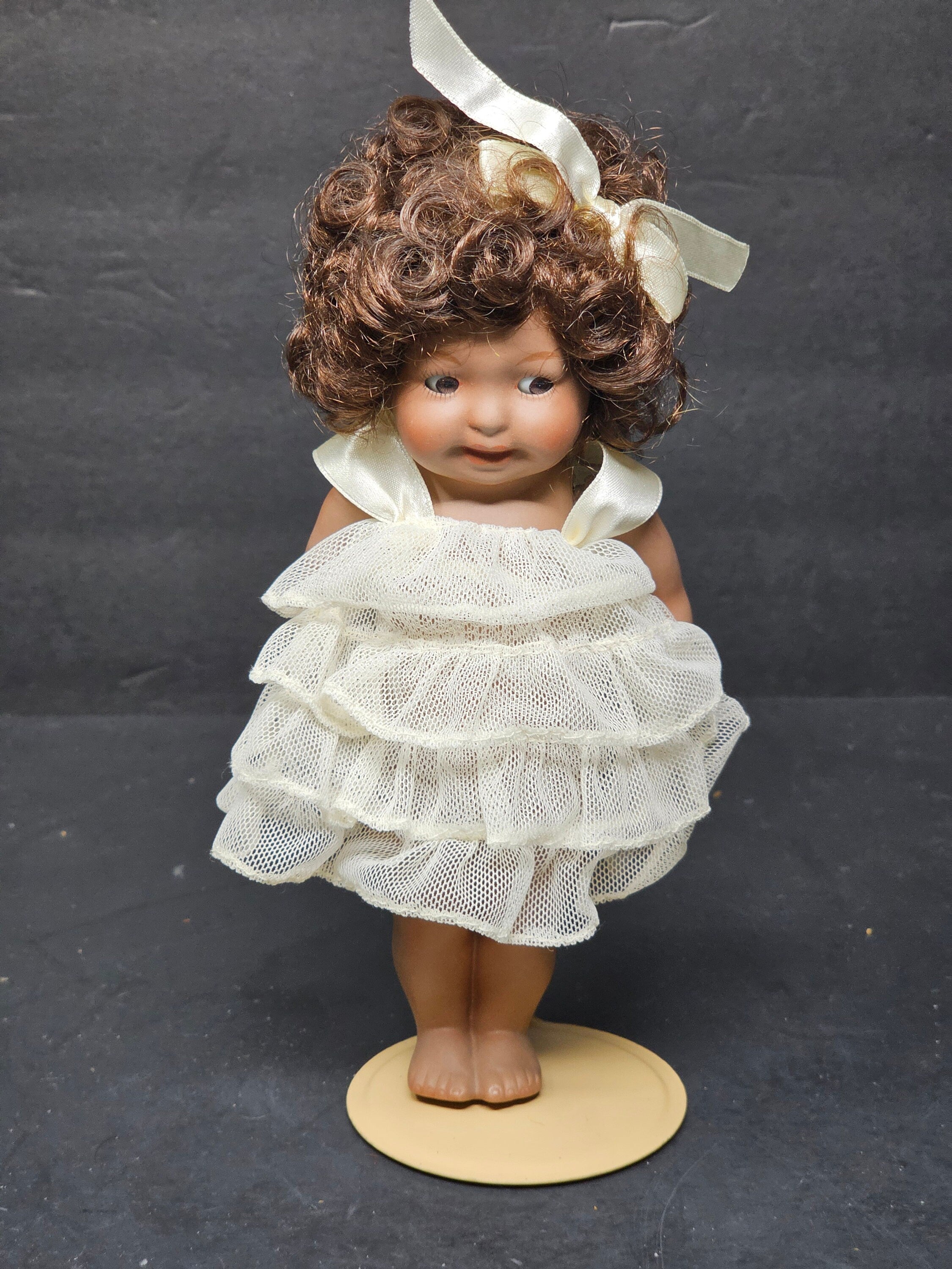 Vintage Jeannie Di Mauro Doll 8" African American Girl
