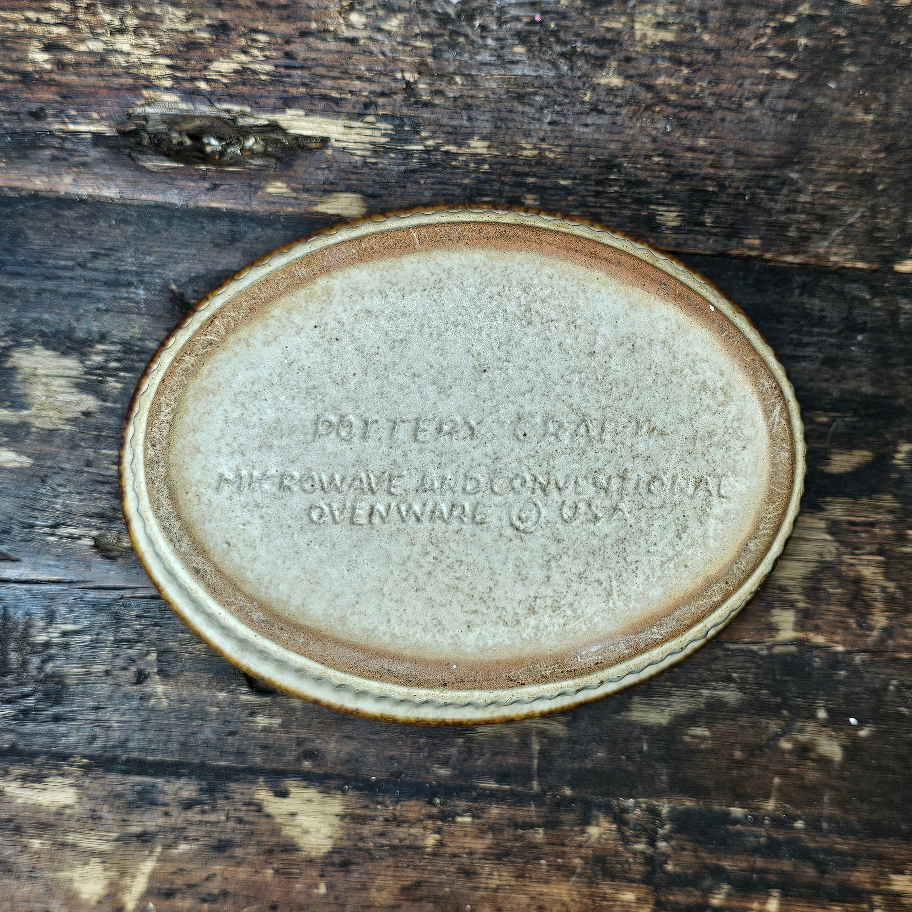 American Pottery Craft Duck Ramikin 6.5" Lidded Casserole Dish USA