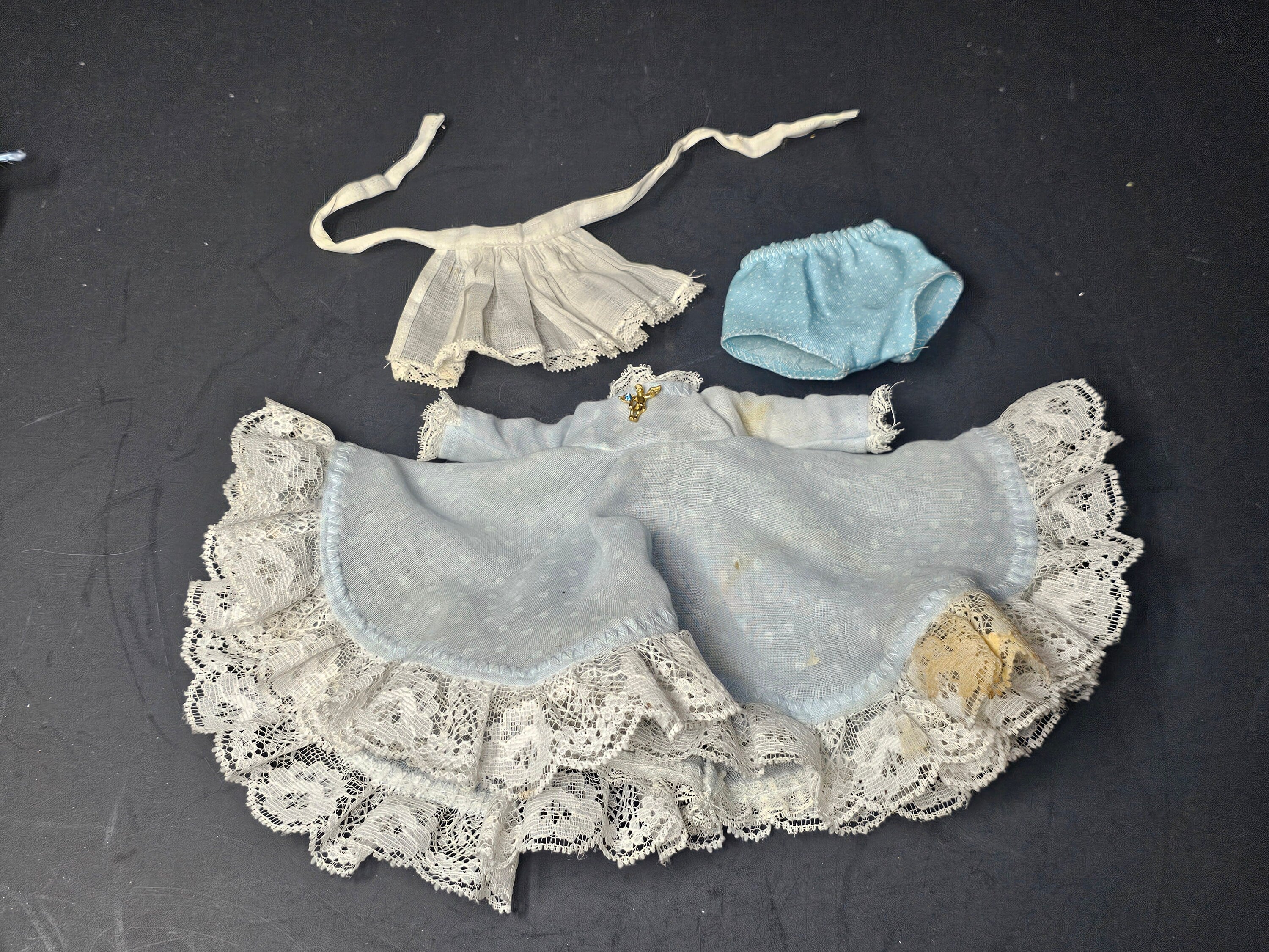 Vintage Virga Doll In Marlene Peterson Dress 8"