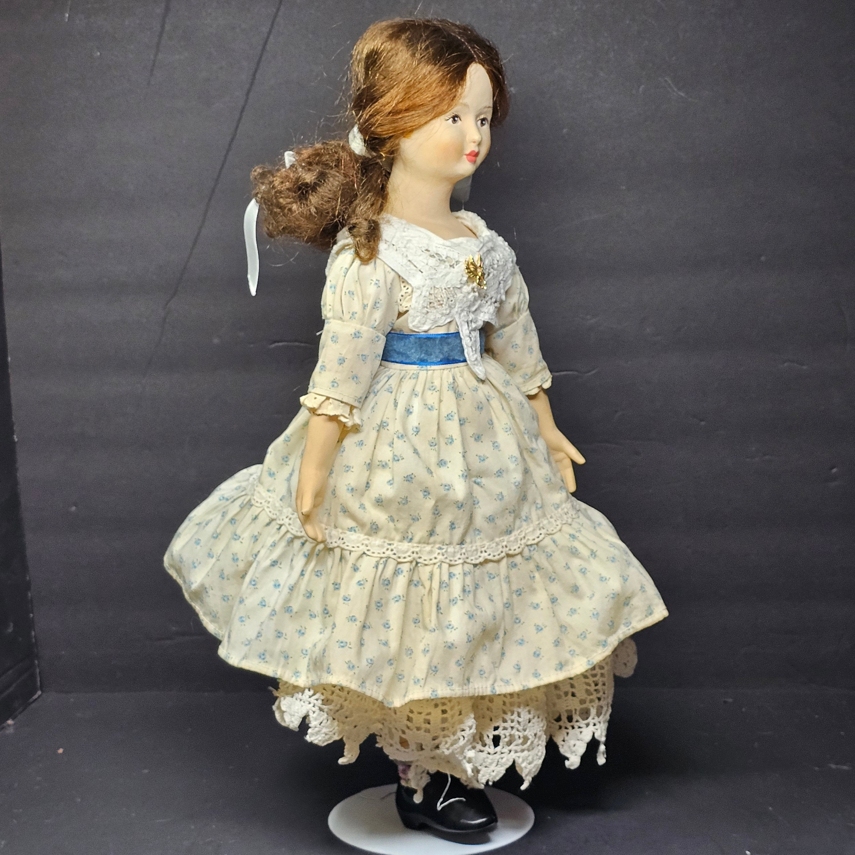 Vintage Limmer German Doll Paper Mache 17"