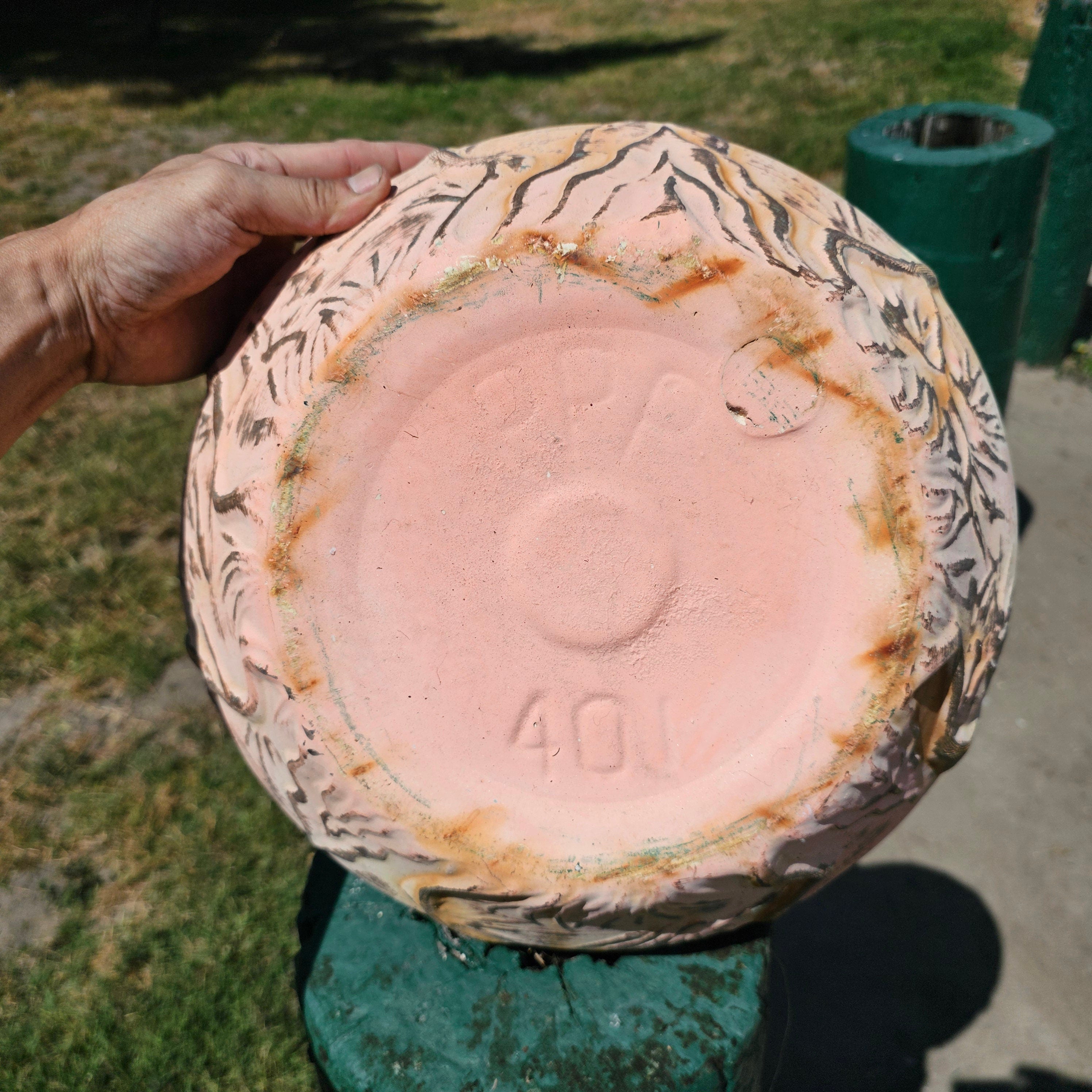 Premier Pottery Products PPP # 401 Ceramic Flower Pot Planter Bowl 13" Dia