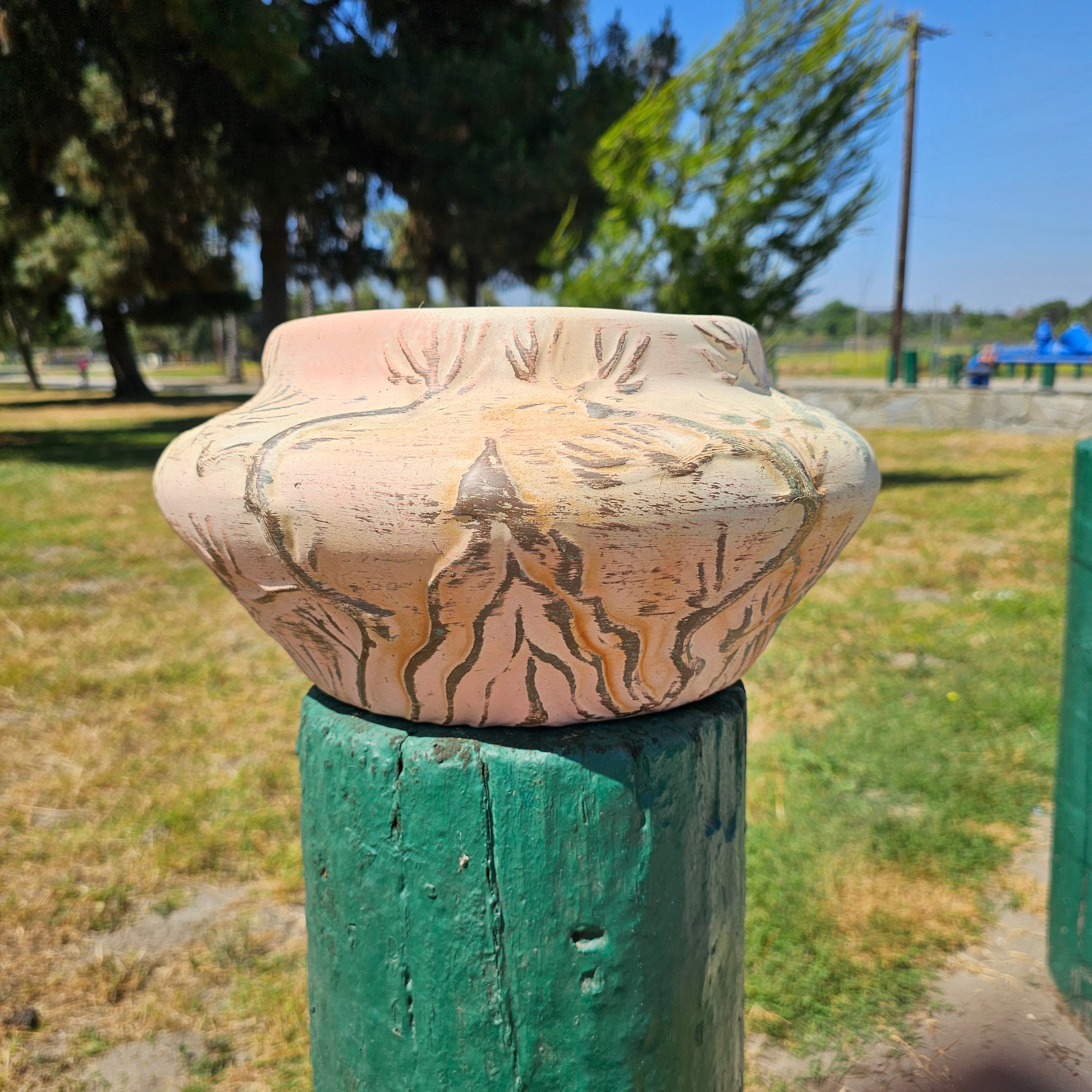 Premier Pottery Products PPP # 401 Ceramic Flower Pot Planter Bowl 13" Dia