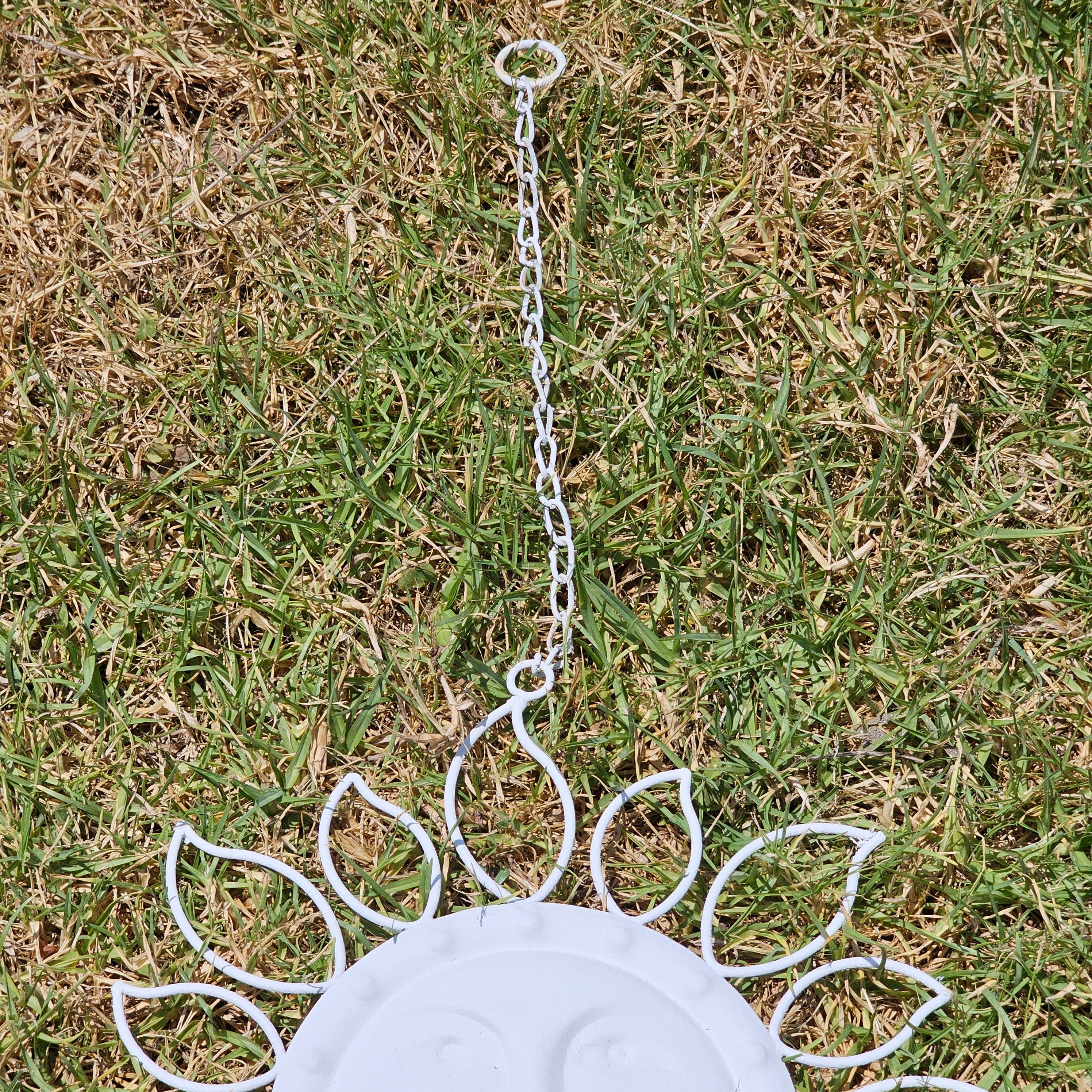 Set of 3 Hanging Garden Decor Flat White