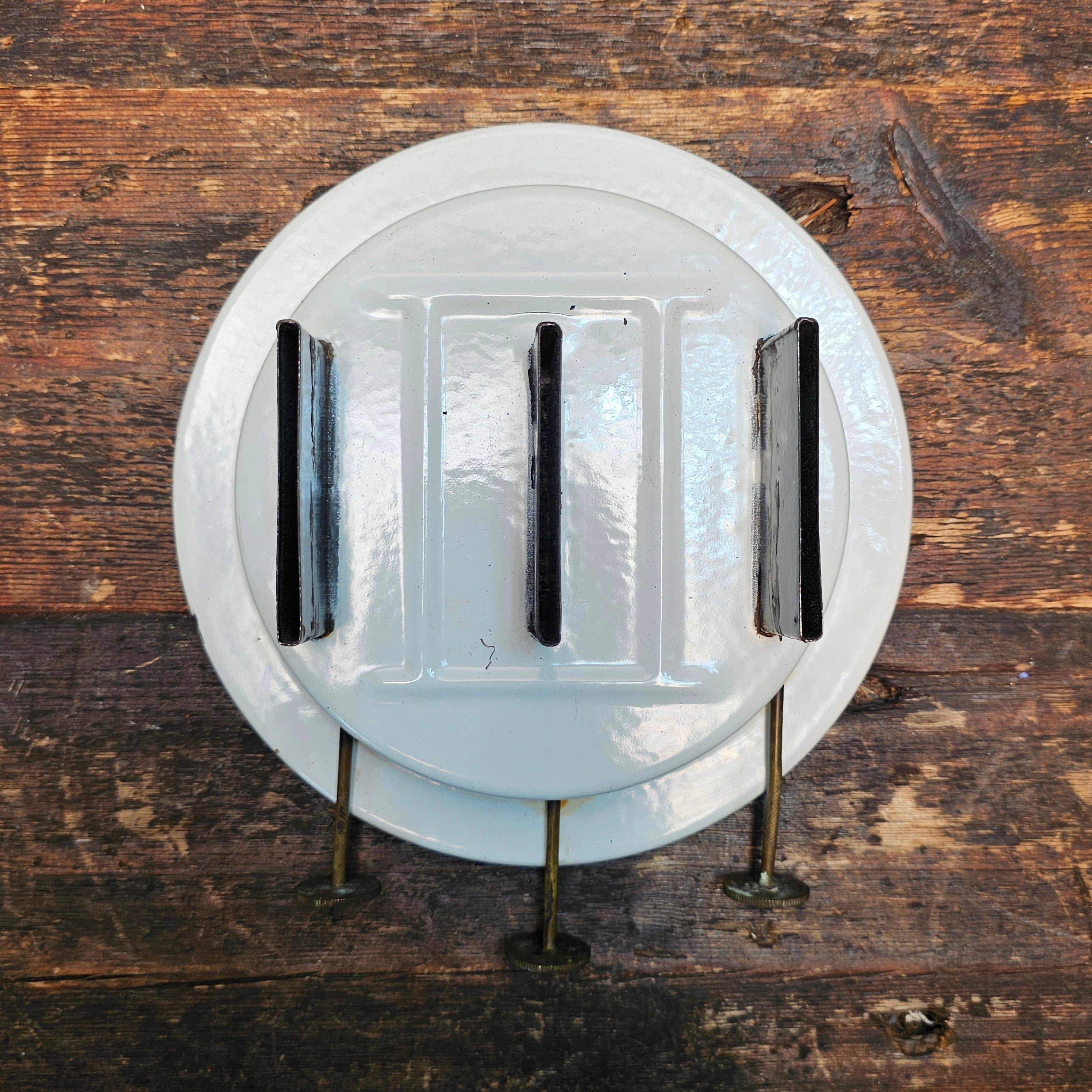 BECCON Enamelware Stove Kerosene 3-Wick Camping Cooker Green