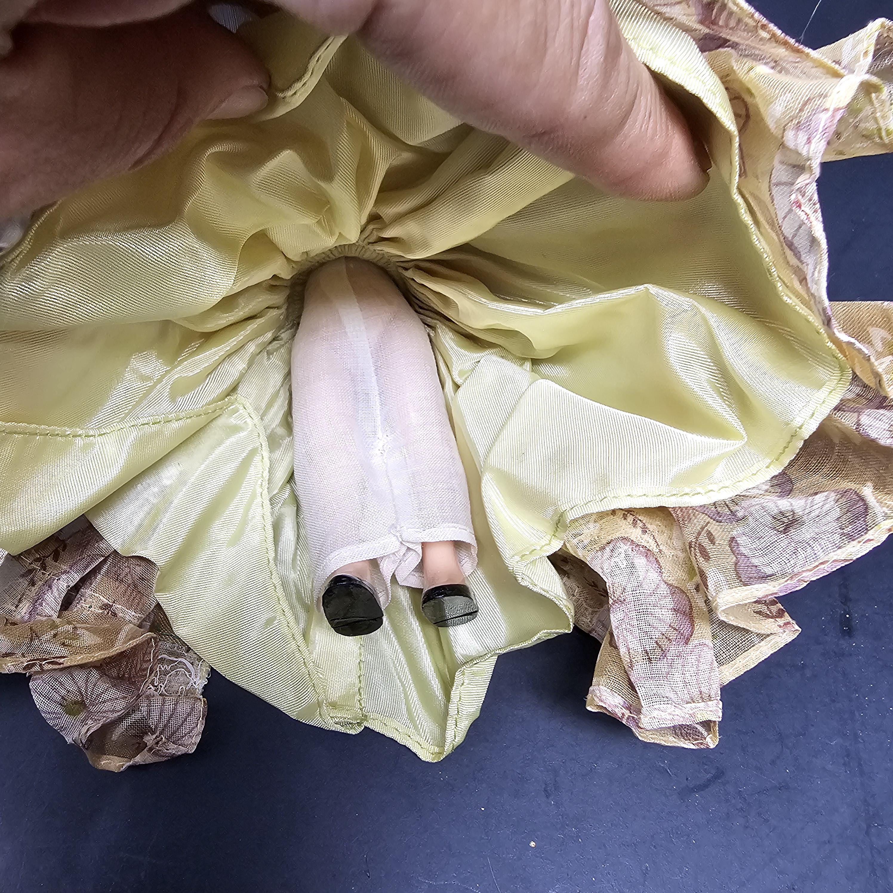 Vintage Nancy Ann Storybook Doll 6" Hard Plastic Sleep Eyes