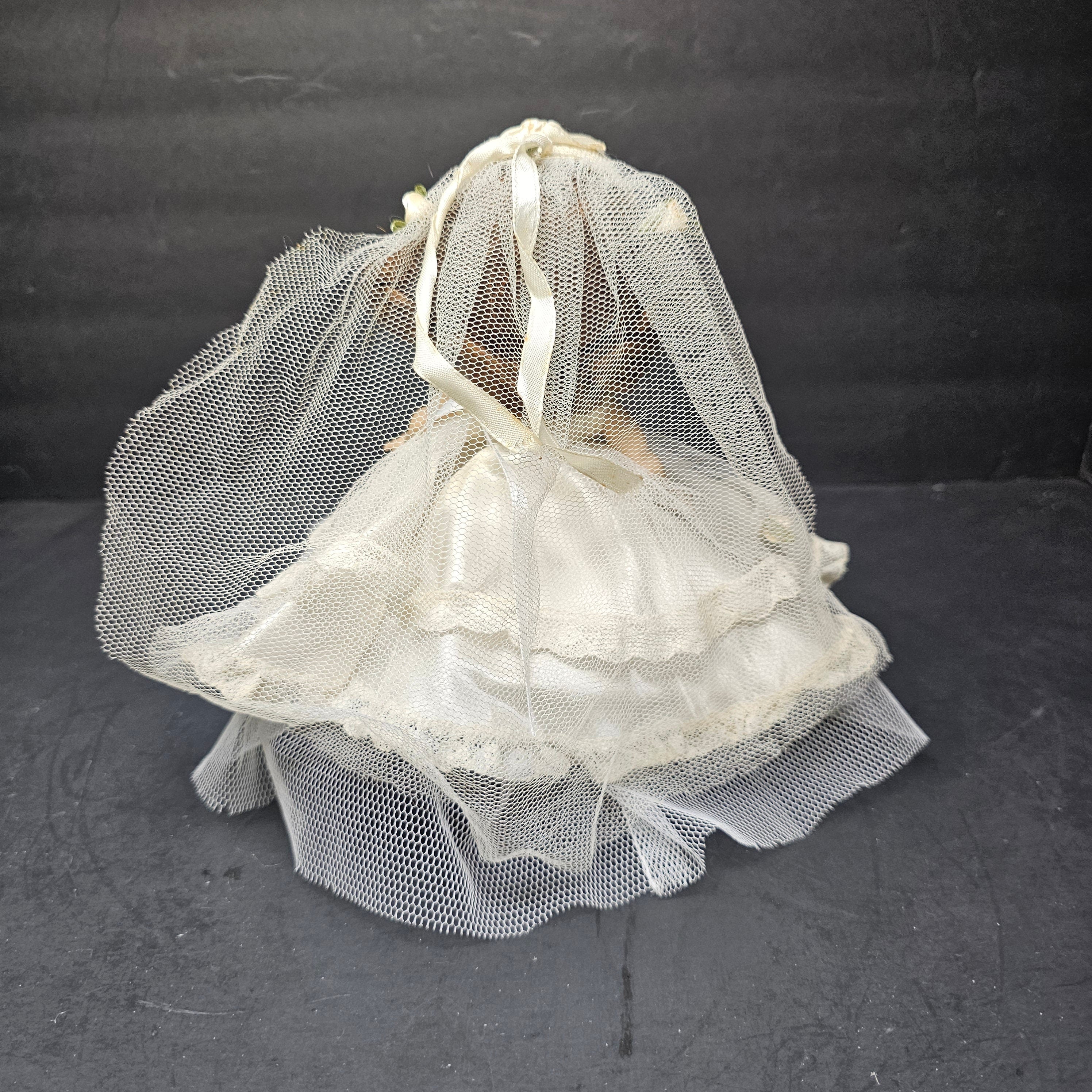 Vogue Ginny Bride Doll 8" Straight Leg Walker 1950's Made In USA