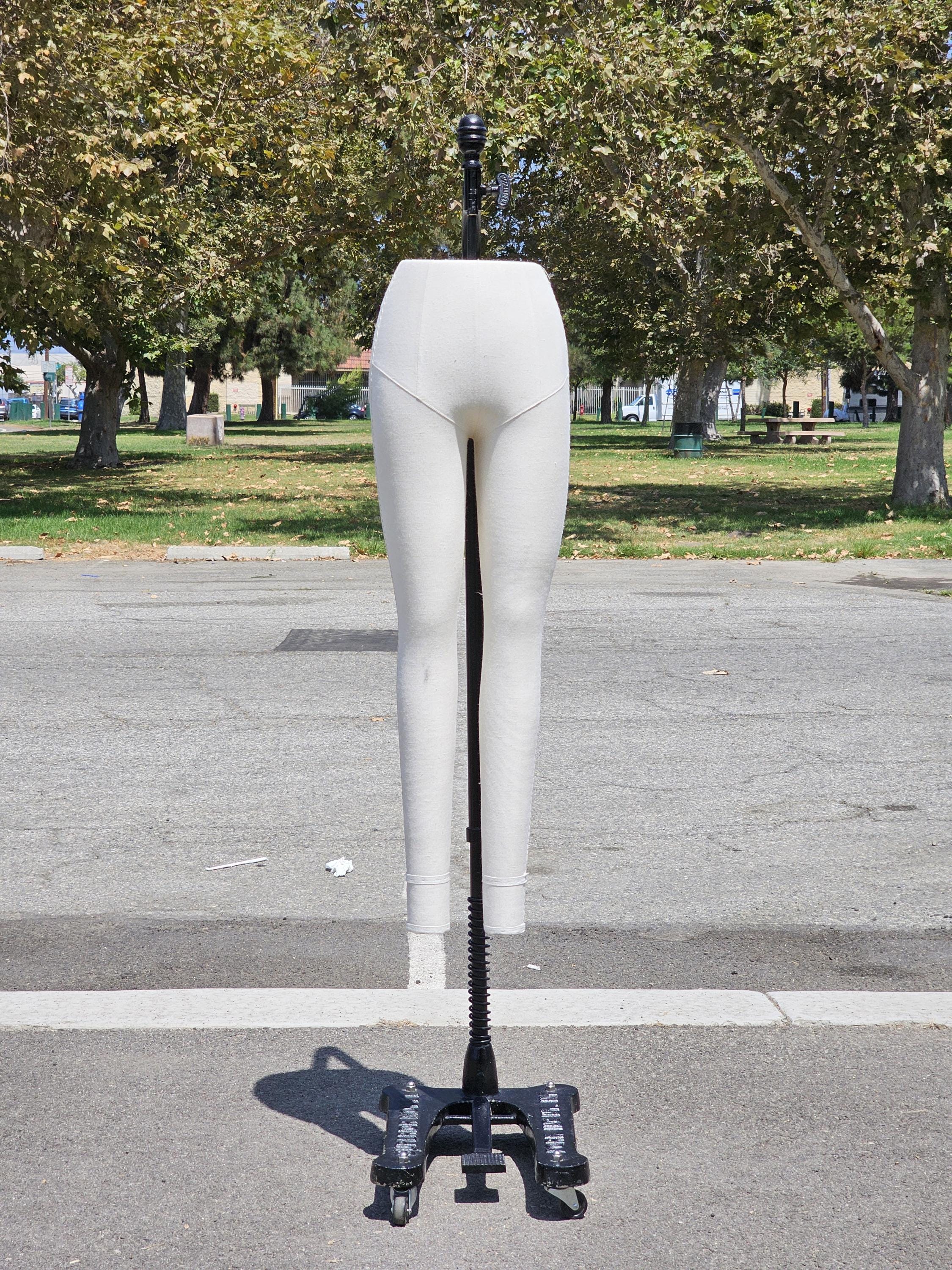 Superior Model Form Co. Missy Legs Covered In Linen Fabric With Cast Iron Base