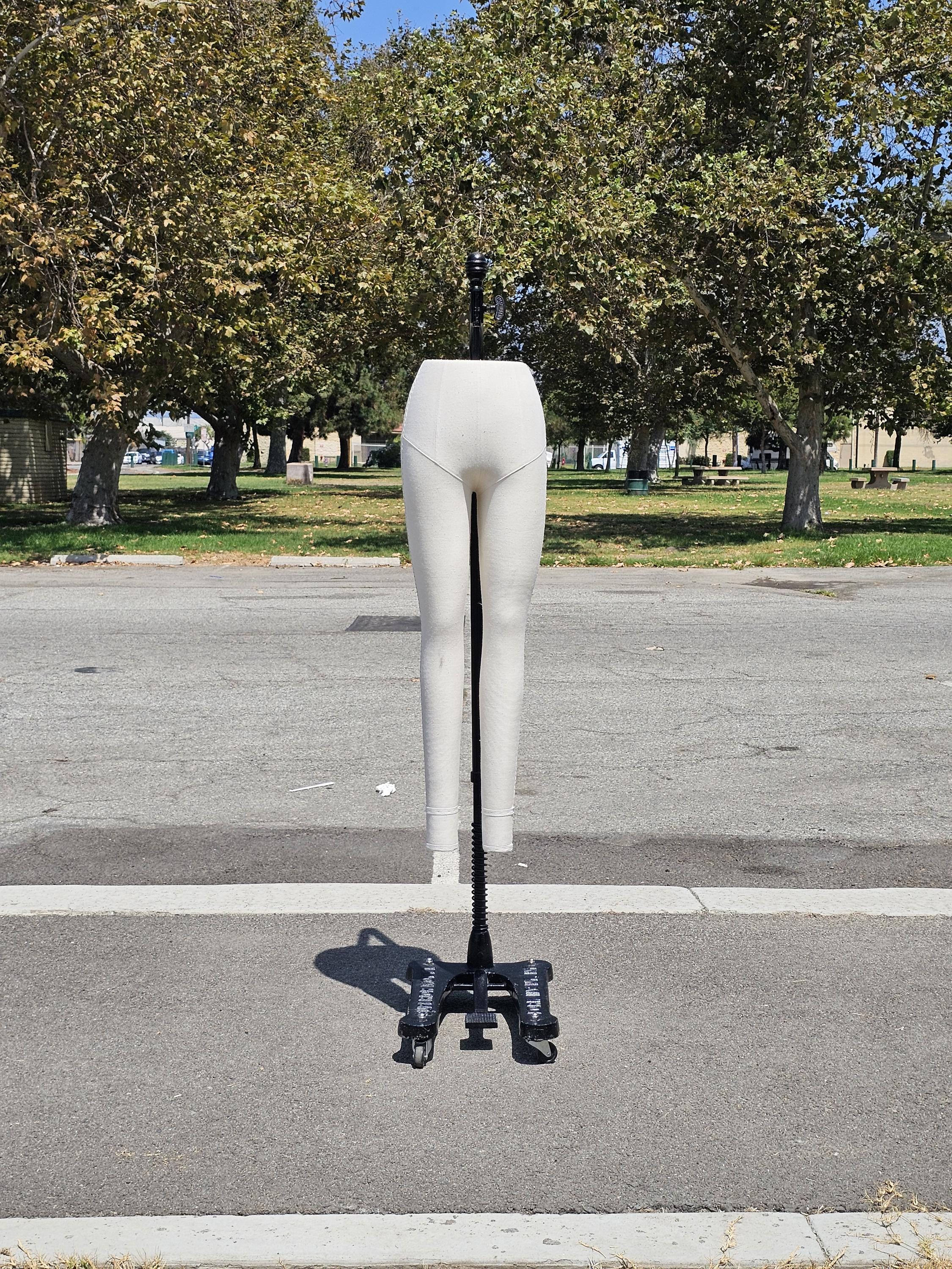 Superior Model Form Co. Missy Legs Covered In Linen Fabric With Cast Iron Base