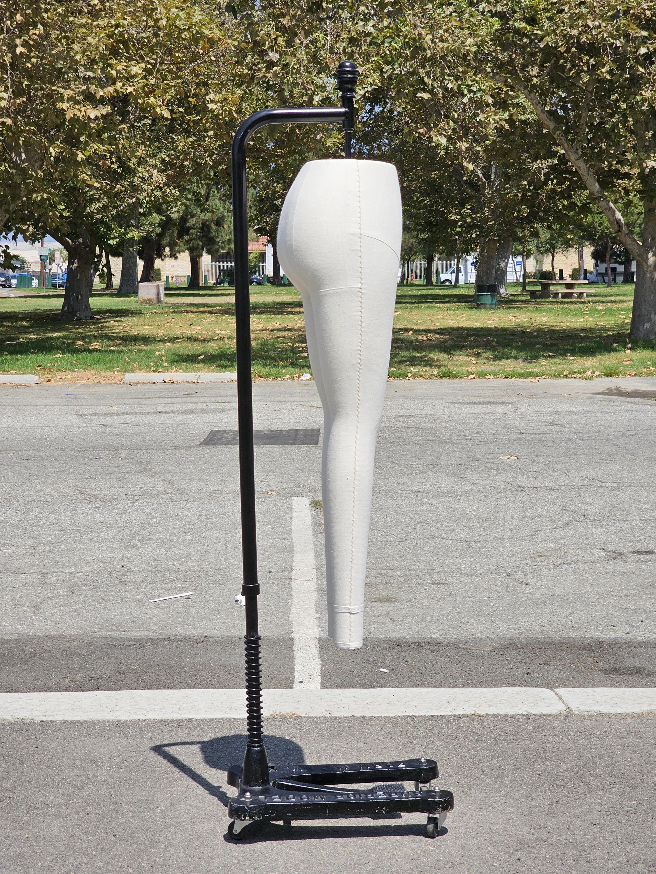 Superior Model Form Co. Missy Legs Covered In Linen Fabric With Cast Iron Base