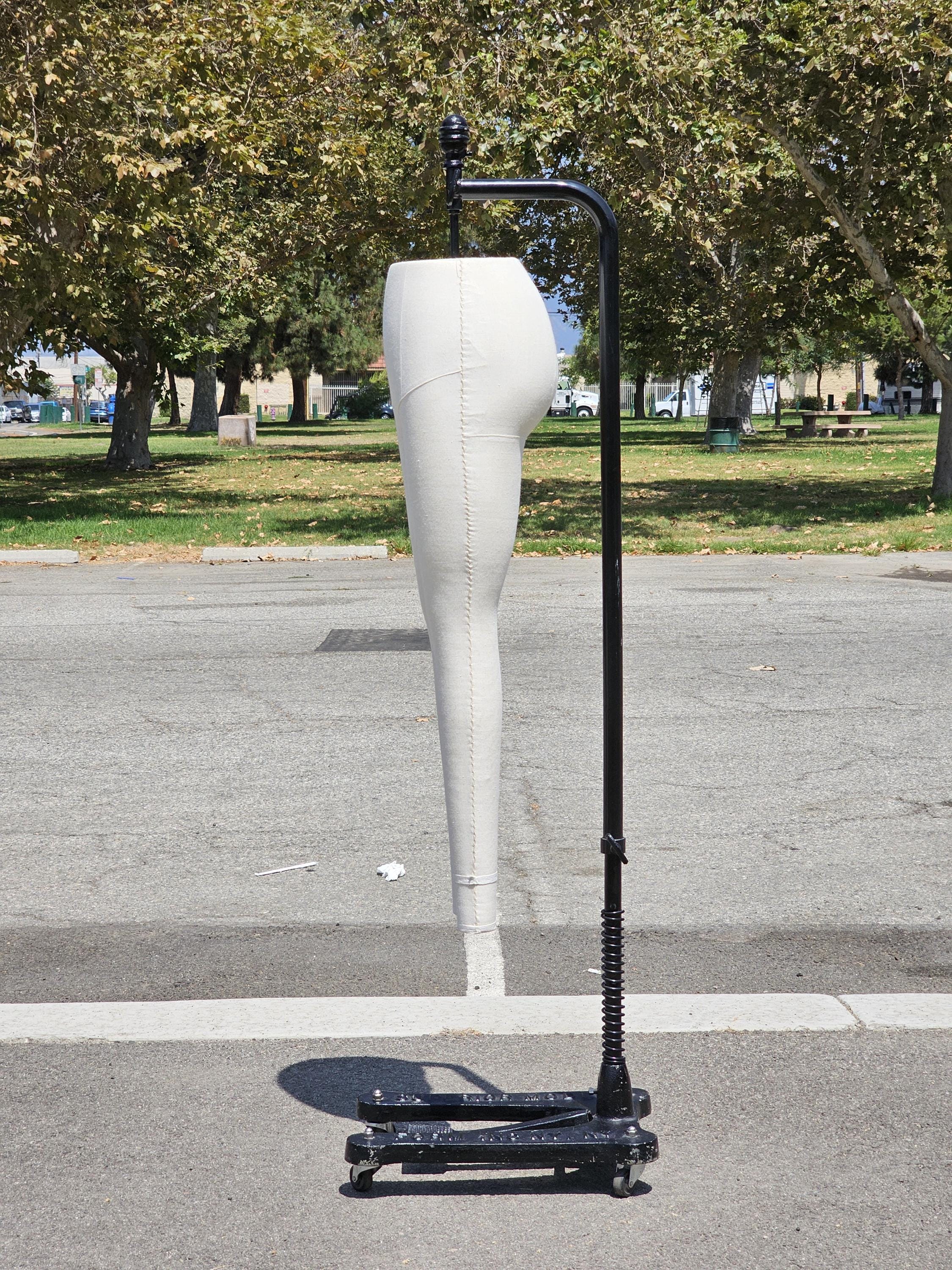 Superior Model Form Co. Missy Legs Covered In Linen Fabric With Cast Iron Base