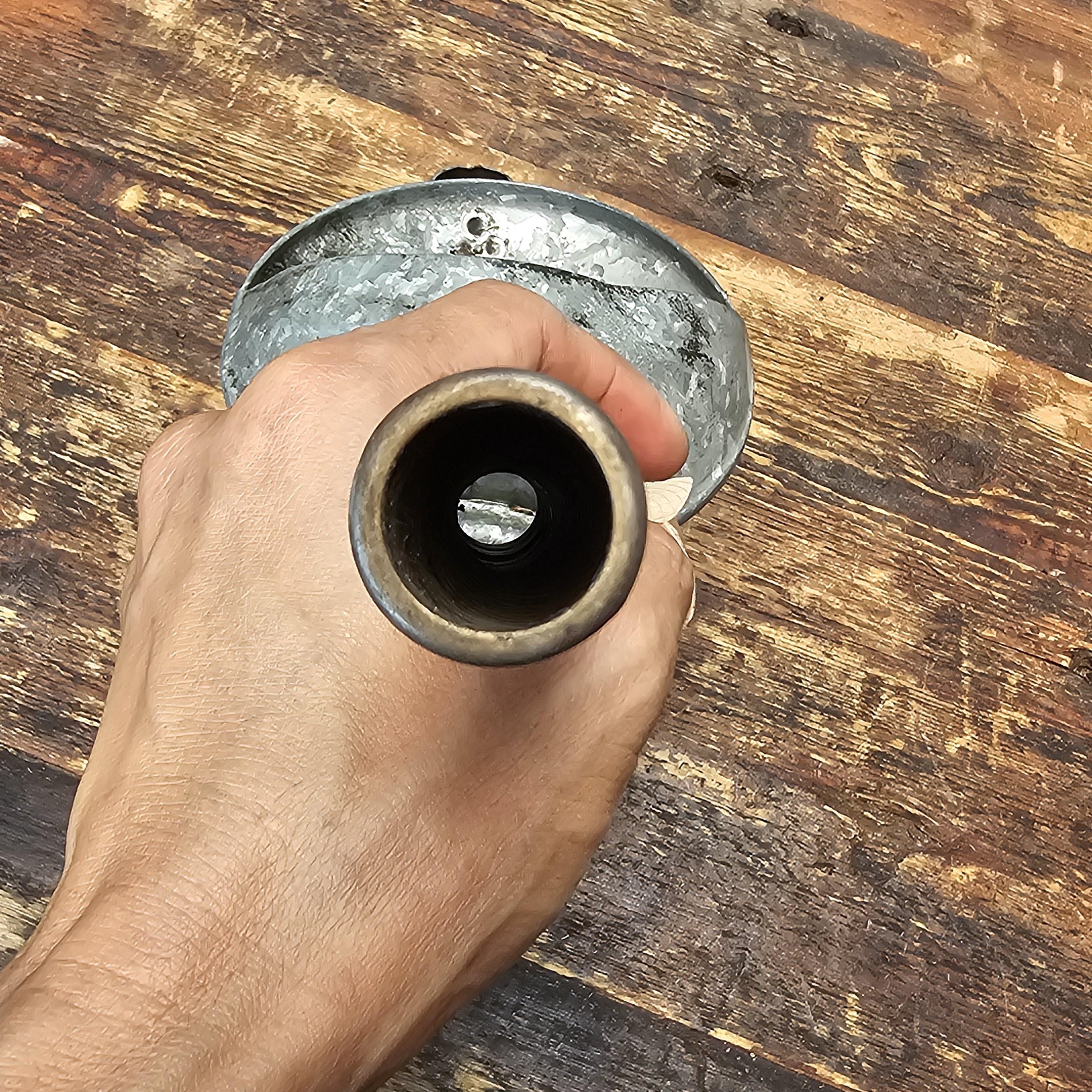 Vintage Lawson Cinti One Quart Galvanized Oil Can Long Flexible Spout