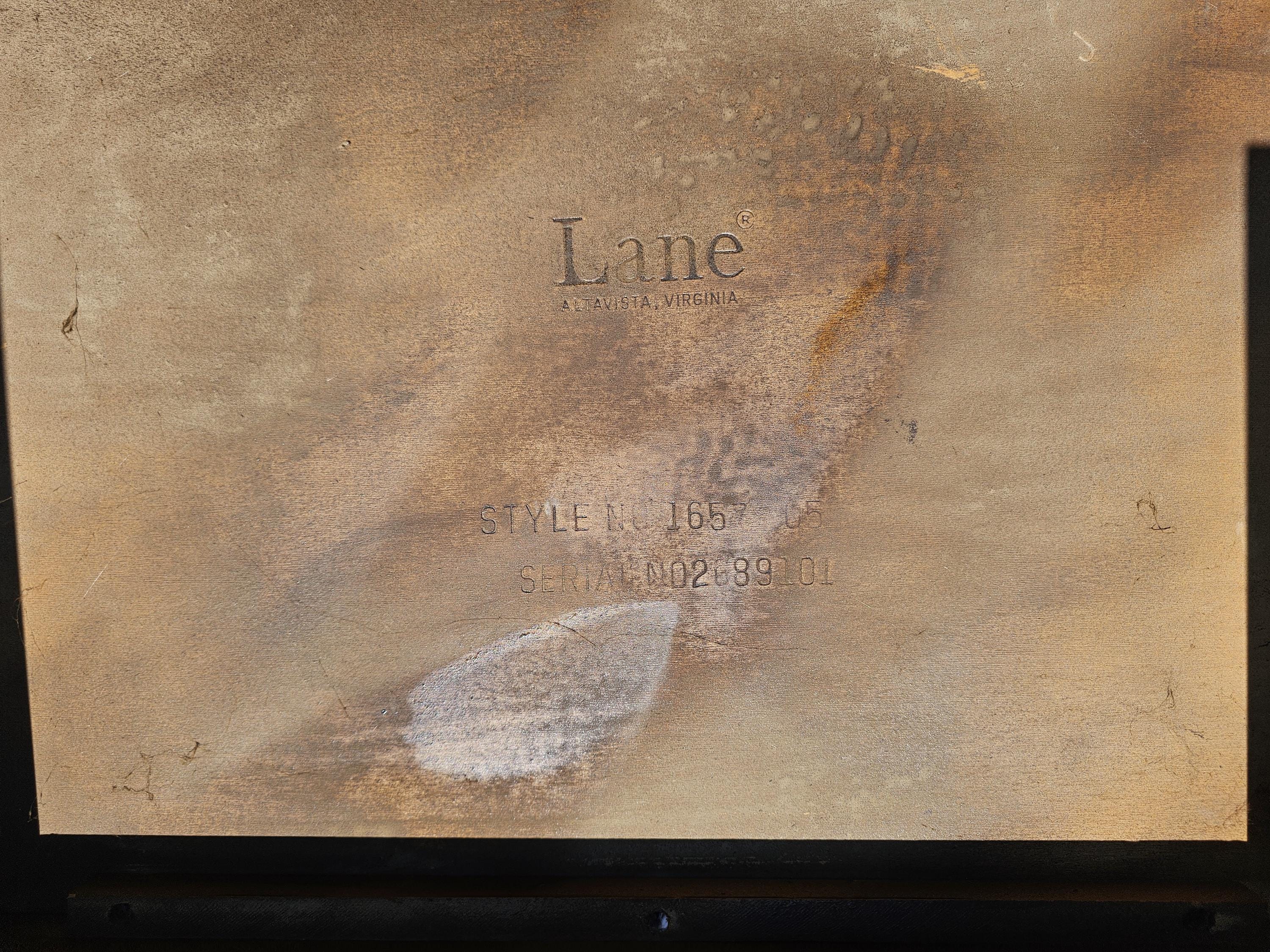 Local Pickup Only Altavista Lane Burled Walnut Rustic End Side Table 1950s