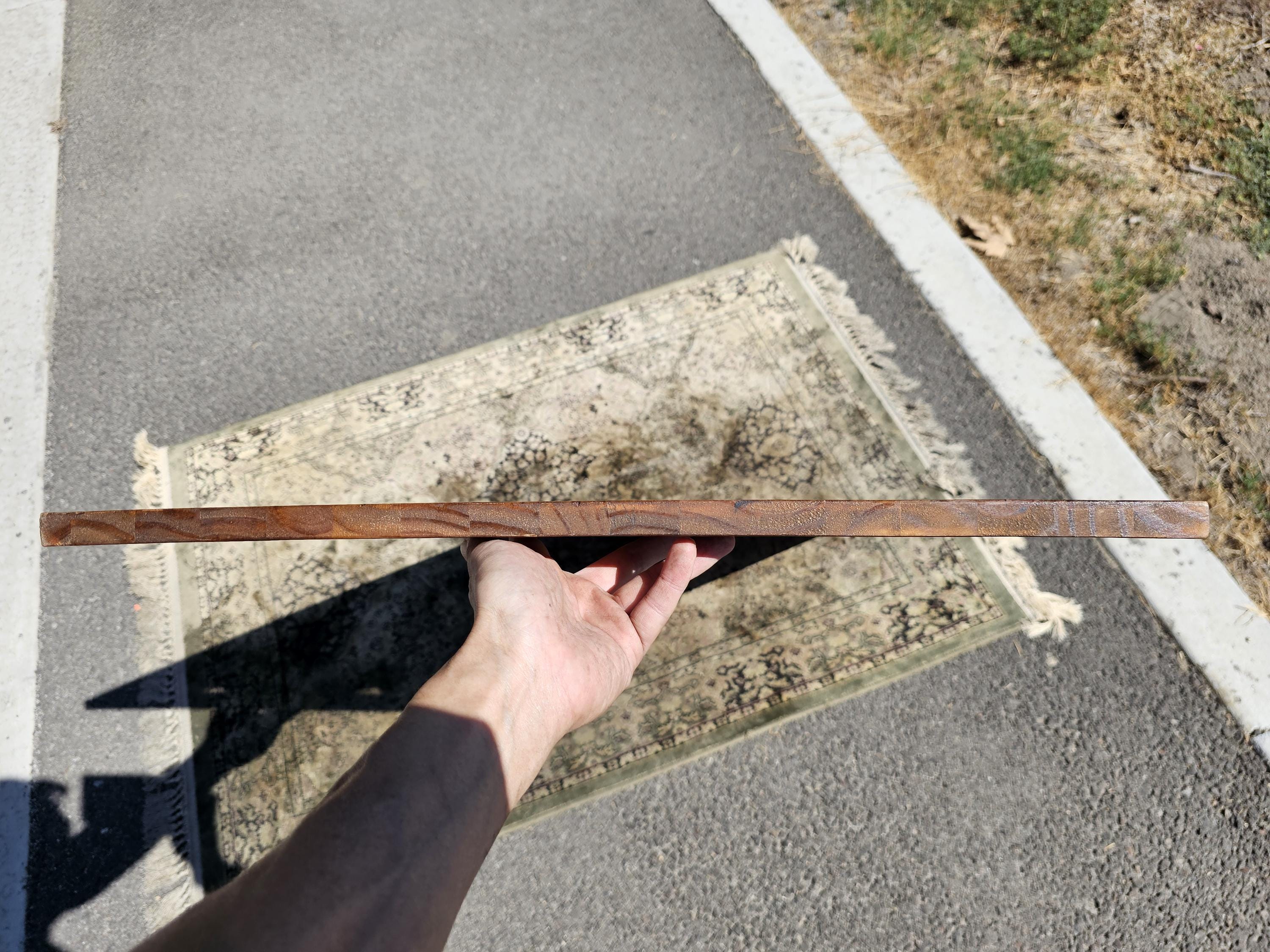 Vintage Rustic Wood Panel Board For Your Project 23"W x 46"H x 5/8"D (B)