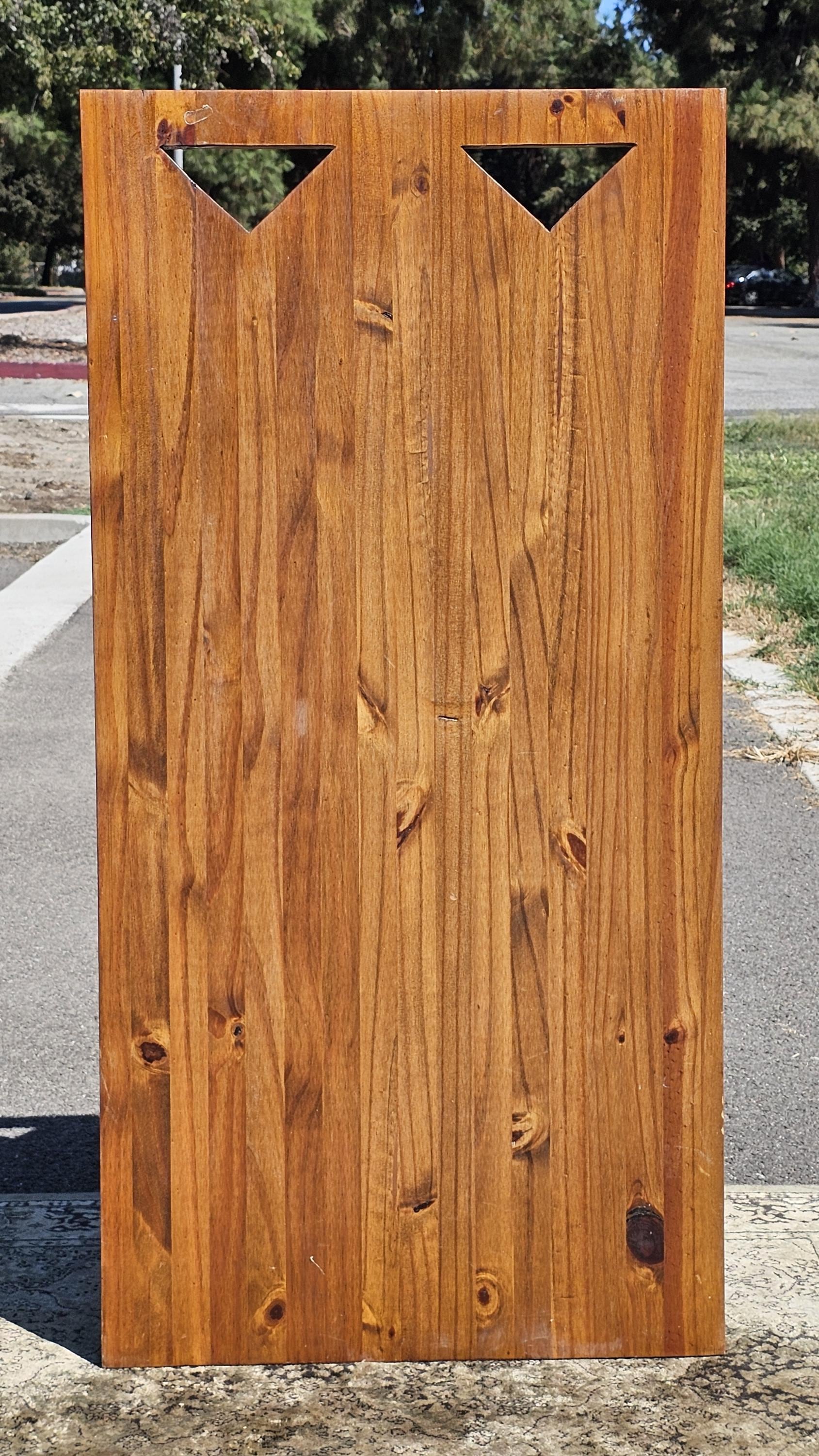 Vintage Rustic Wood Panel Board For Your Project 23"W x 46"H x 5/8"D (C)