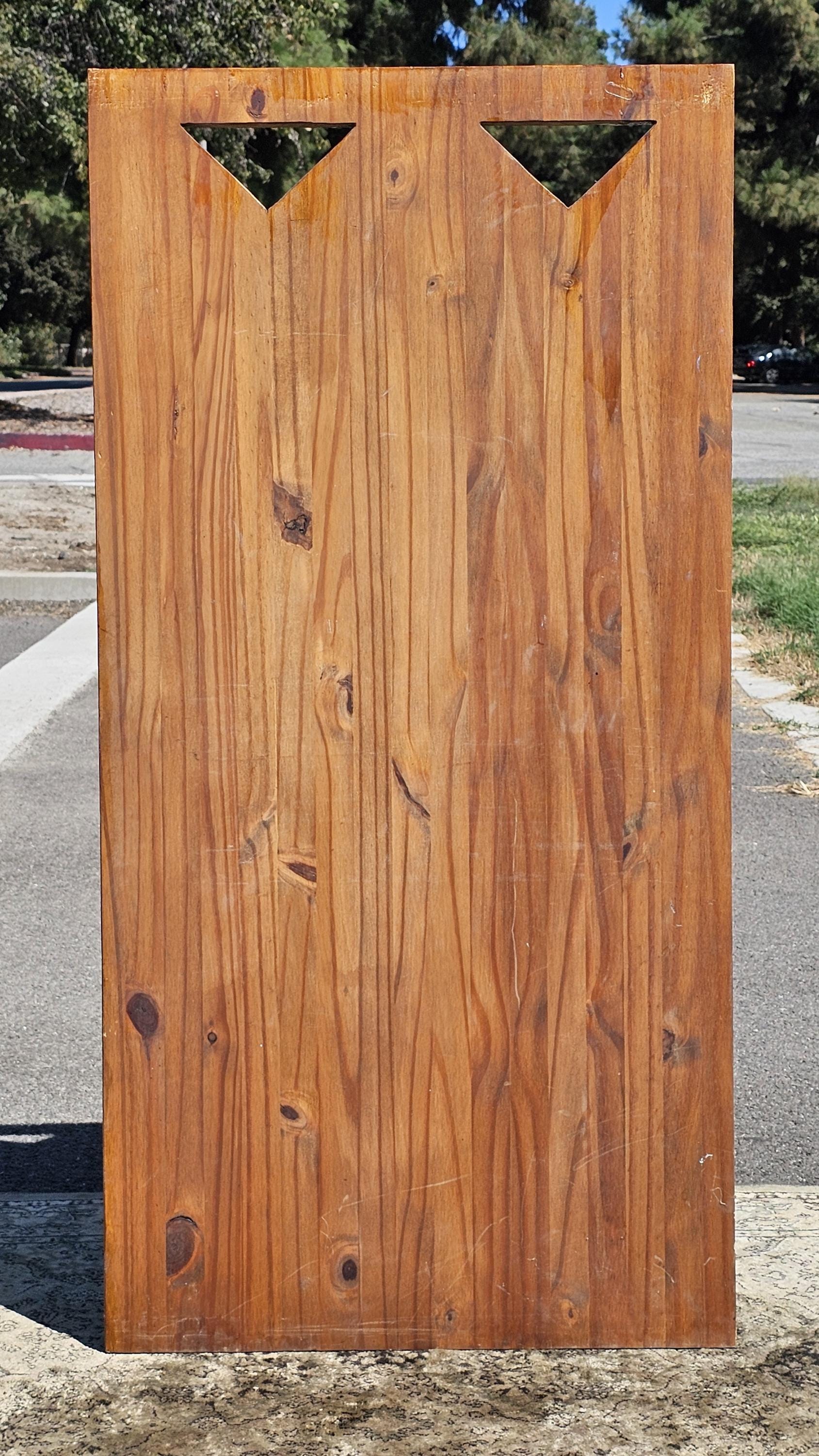 Vintage Rustic Wood Panel Board For Your Project 23"W x 46"H x 5/8"D (C)