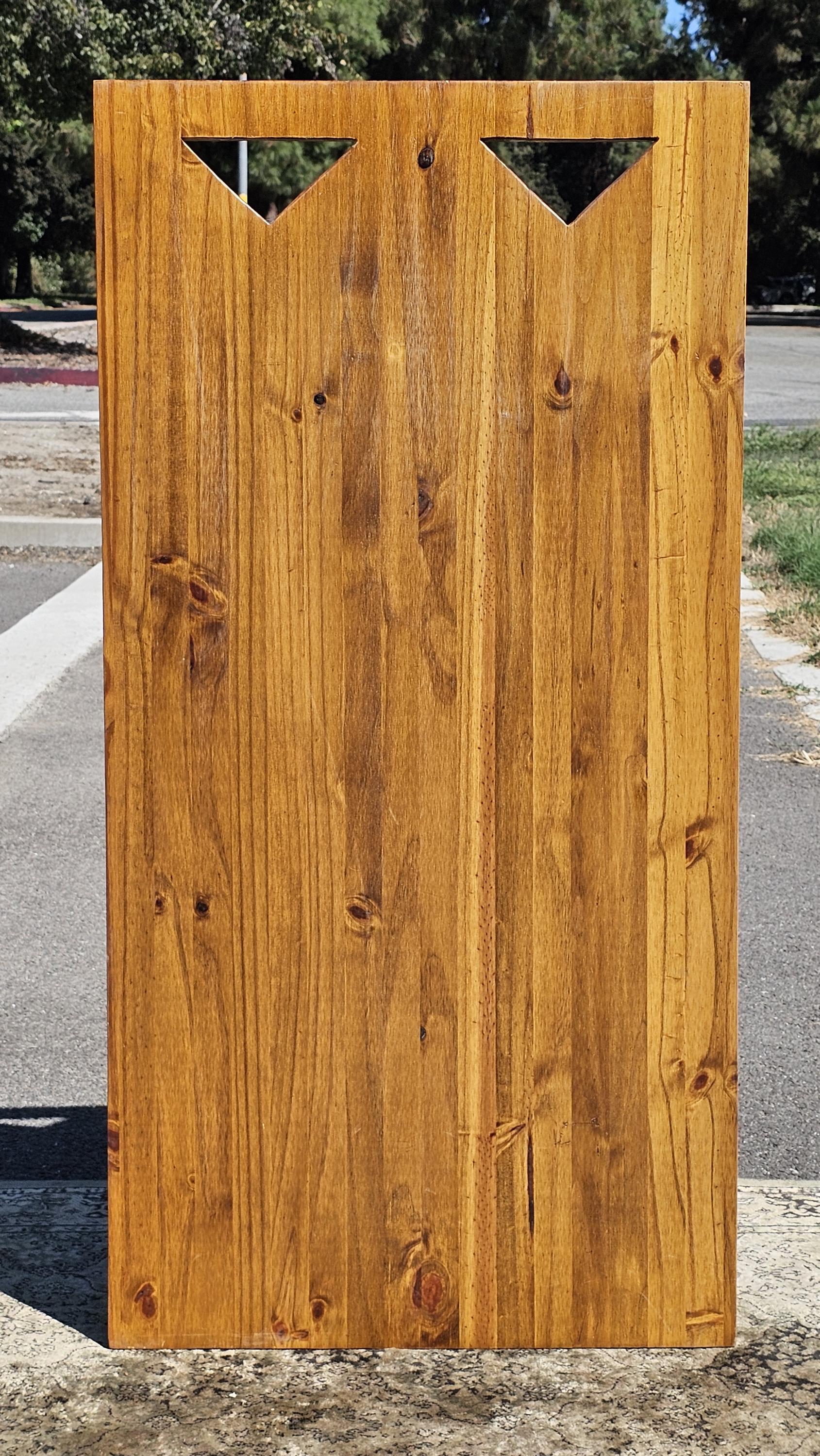 Vintage Rustic Wood Panel Board For Your Project 23"W x 46"H x 5/8"D (D)