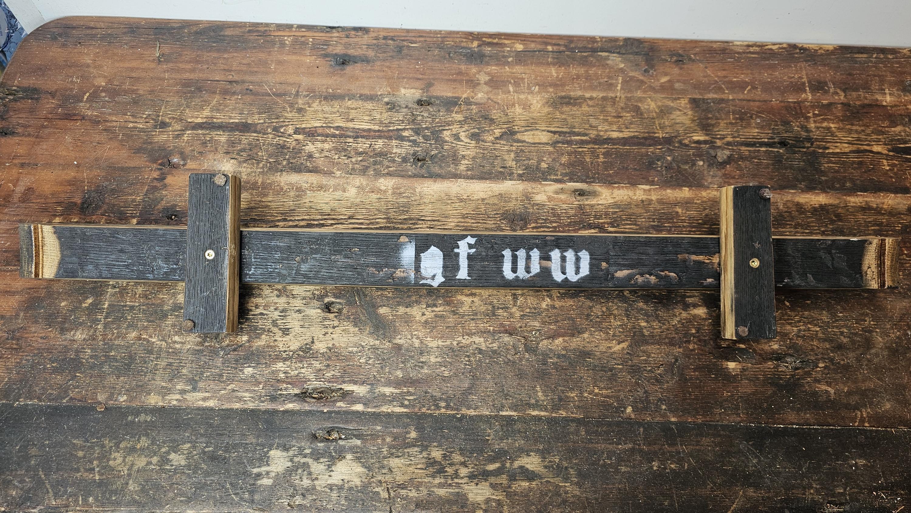 Whiskey Barrel Stave 10 Beer Tap Handle Display Stand ( Handles Not Included )