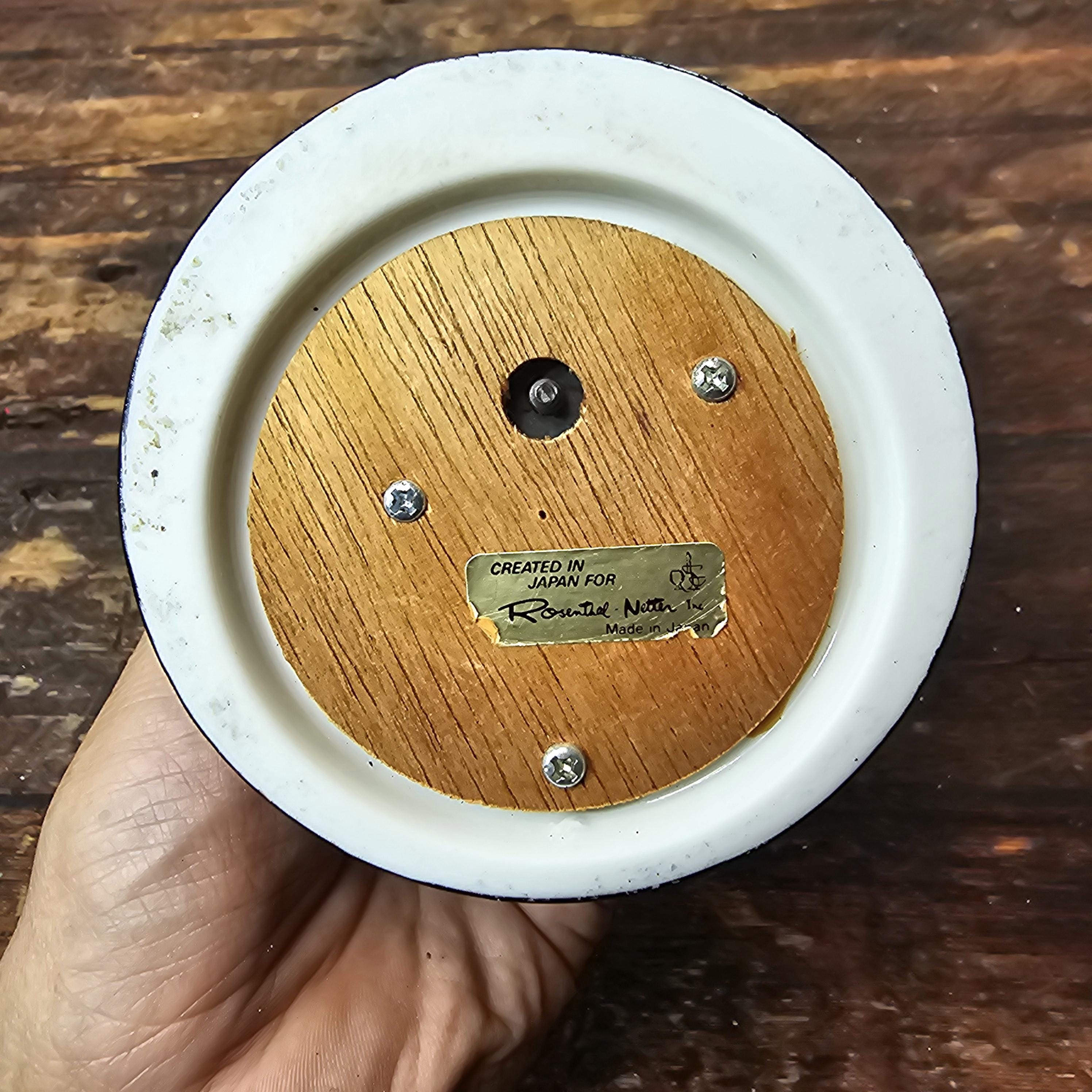 Vintage Rosenthal Netter Made In Japan Porcelain Geisha Music Box