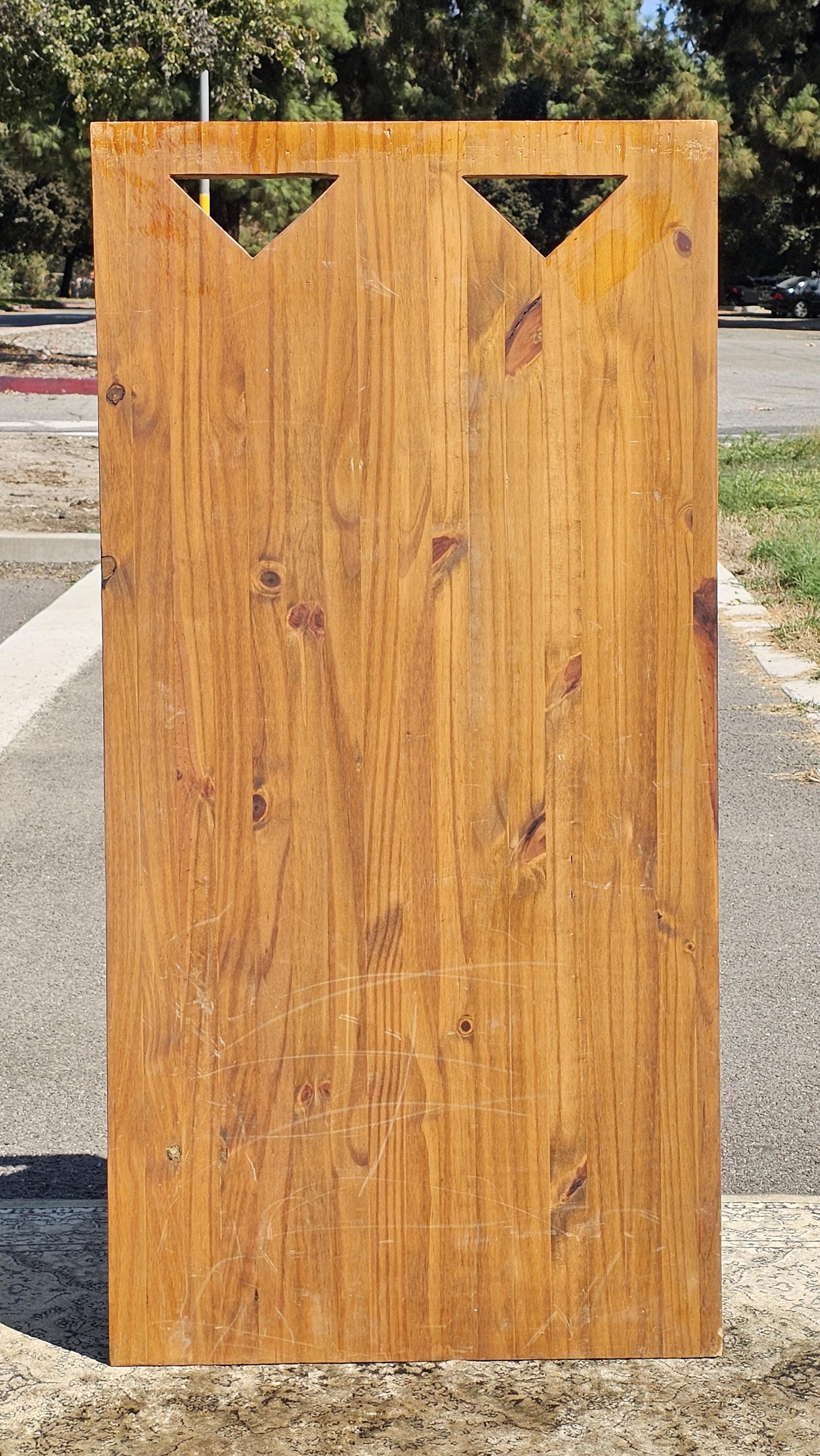 Vintage Rustic Wood Panel Board For Your Project 23"W x 46"H x 5/8"D (A)