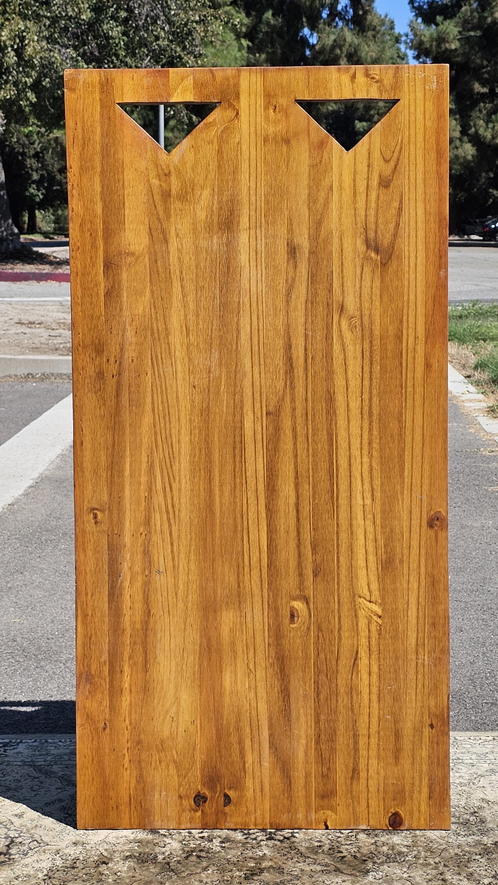 Vintage Rustic Wood Panel Board For Your Project 23"W x 46"H x 5/8"D (B)