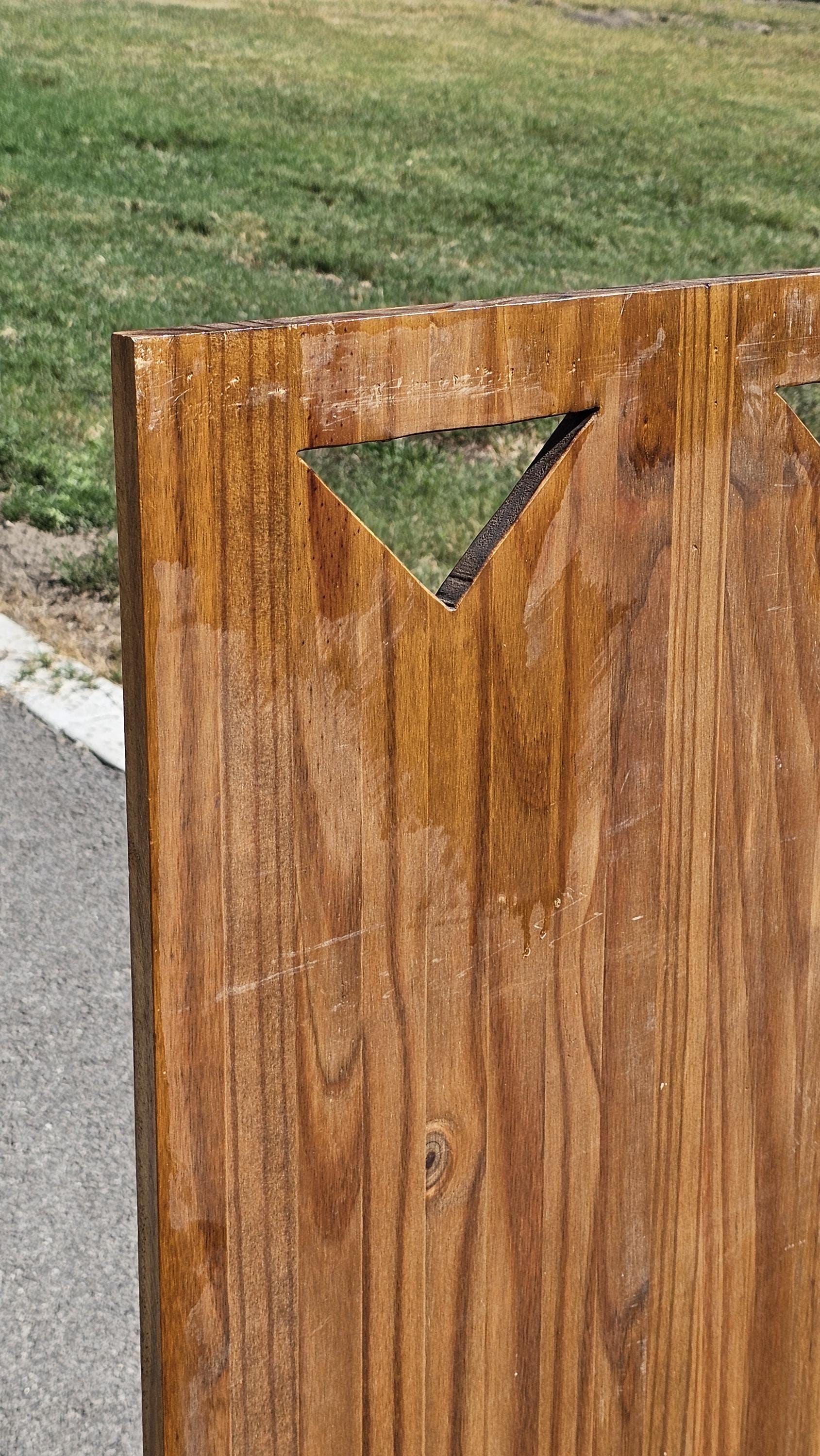 Vintage Rustic Wood Panel Board For Your Project 23"W x 46"H x 5/8"D (B)