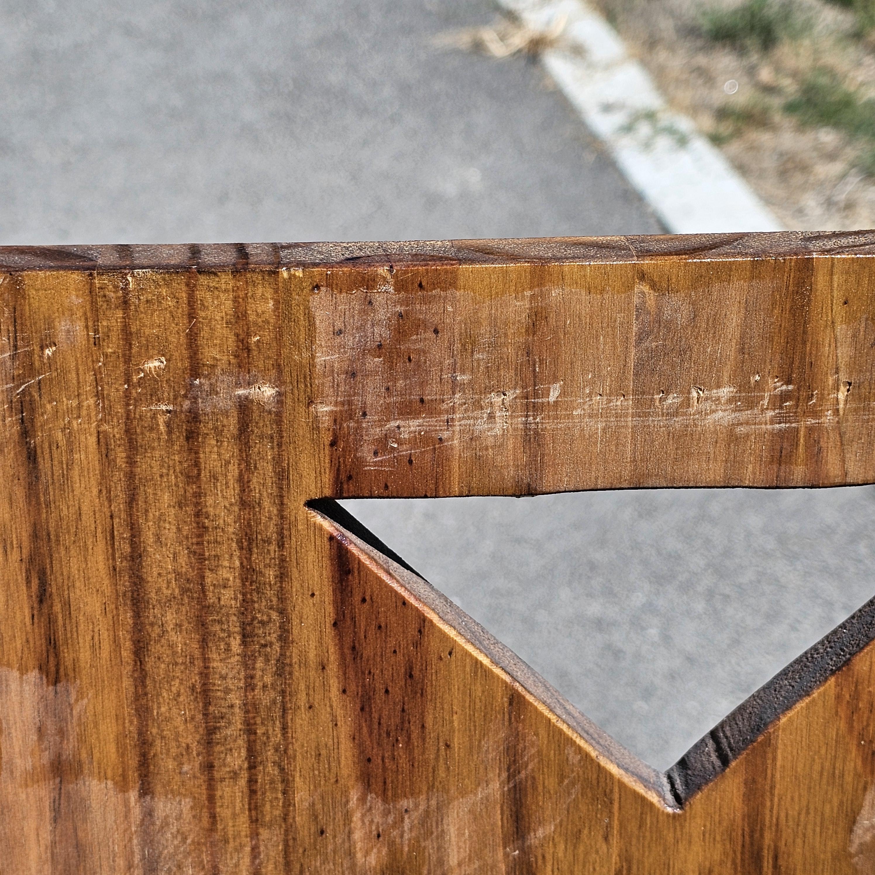 Vintage Rustic Wood Panel Board For Your Project 23"W x 46"H x 5/8"D (B)